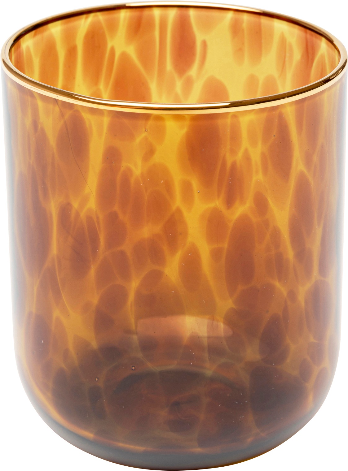 Kare Design Glas "Caramel" Longdrink-, Wein-, Sekt- oder Wasserglas