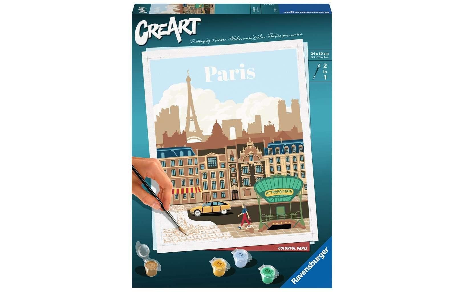 Ravensburger Malen nach Zahlen »CreArt: Colorful Paris«