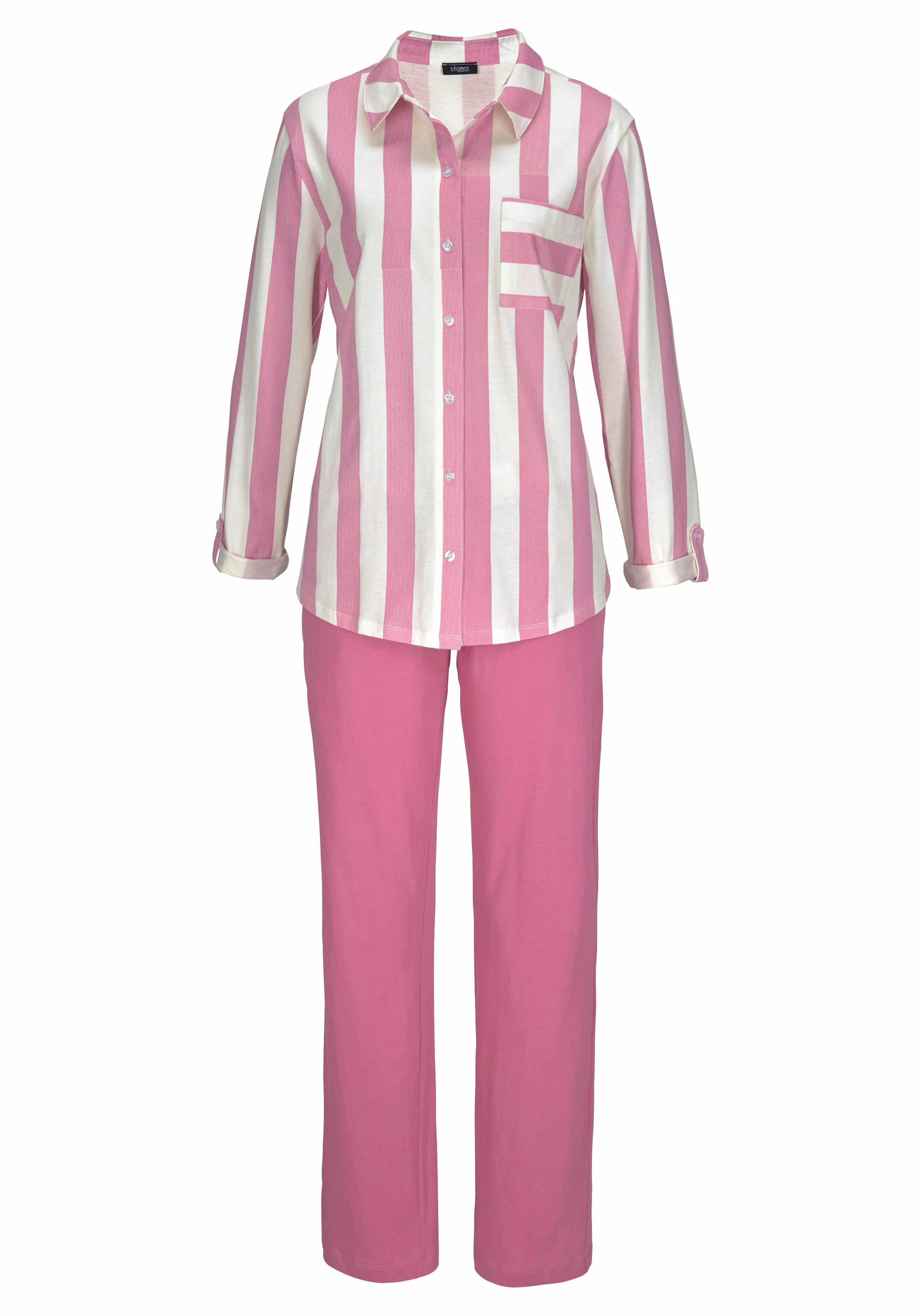 ♕ Vivance Dreams Pyjama, im Hemdblusenlook online bestellen bei  Jelmoli-Versand Schweiz