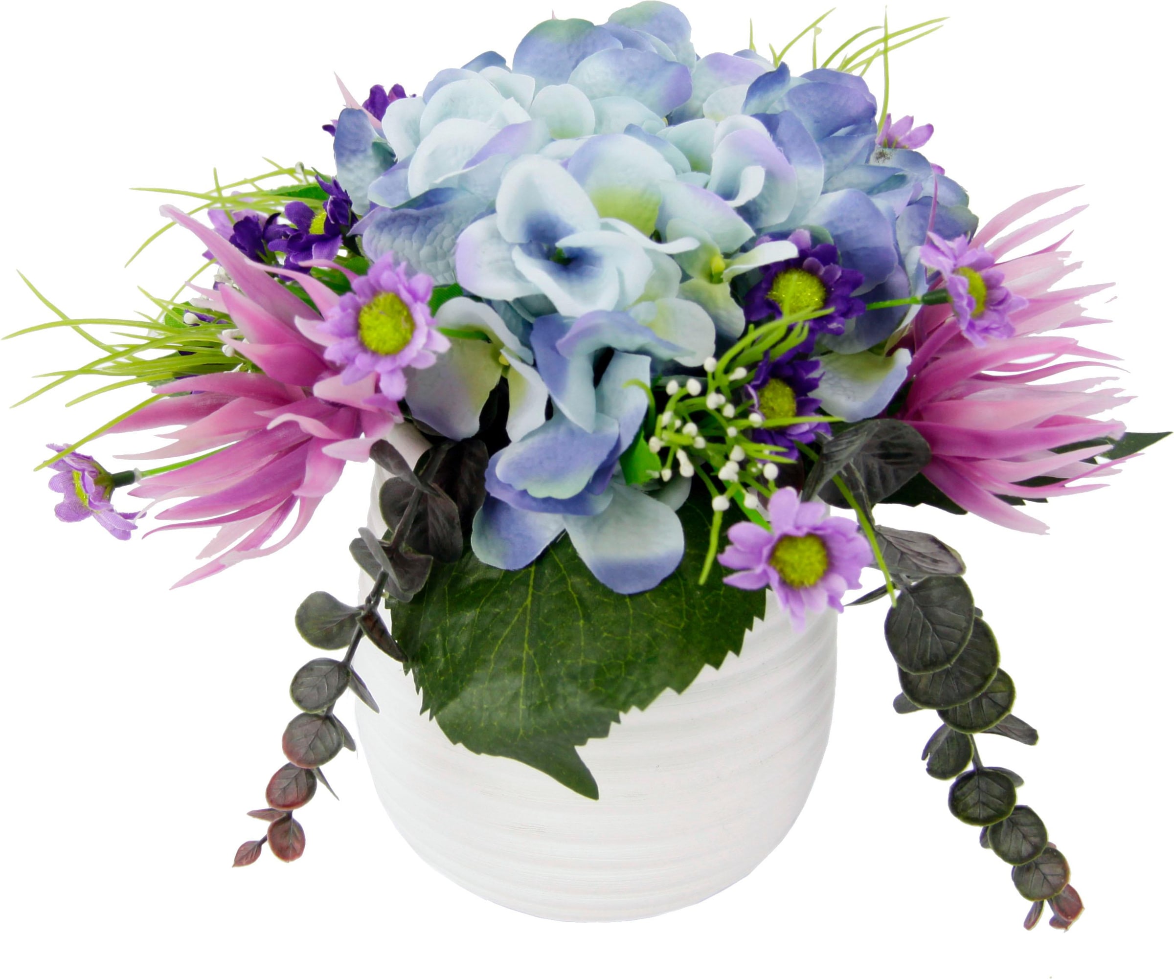 Kunstblume Jelmoli-Versand I.GE.A. kaufen »Real-Touch-Tulpen«, online Vase aus Keramik |