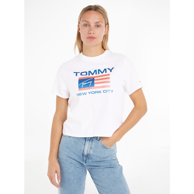 Tommy Jeans T-Shirt »TJW CLS MODERN PREP FLAG TEE«, mit Labeldruck auf der  Brust online shoppen bei Jelmoli-Versand Schweiz