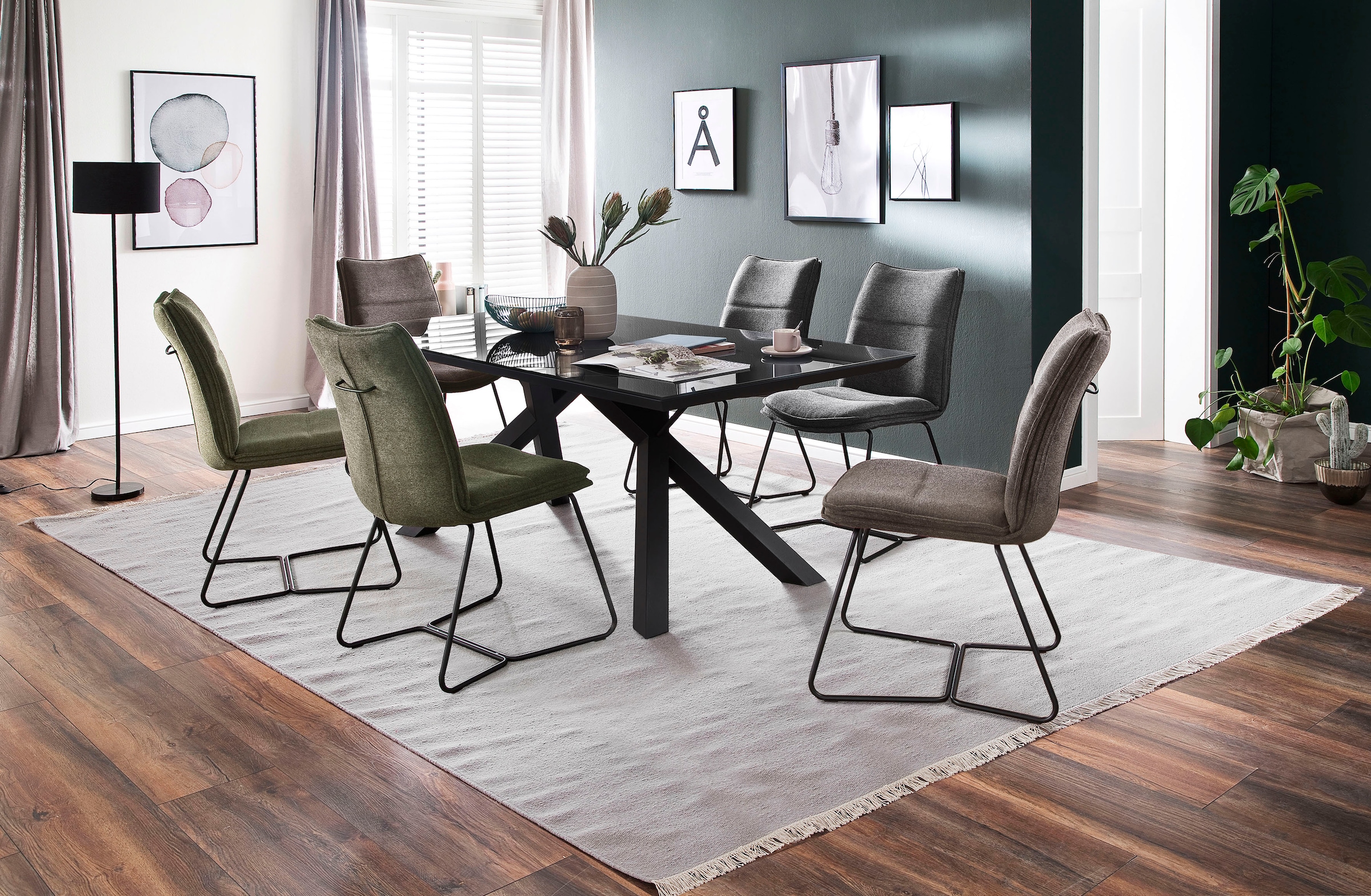 MCA furniture Esstisch »Everett«, | Glasplatte bestellen Jelmoli-Versand online mit
