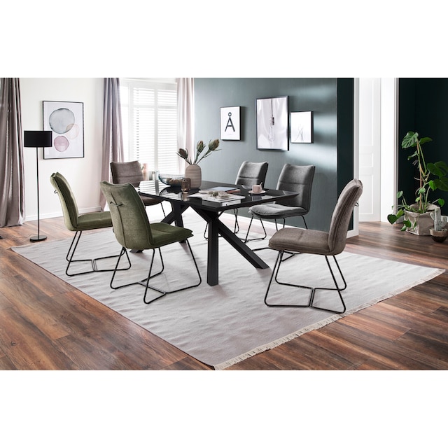 MCA furniture Esstisch »Everett«, mit Glasplatte online bestellen |  Jelmoli-Versand