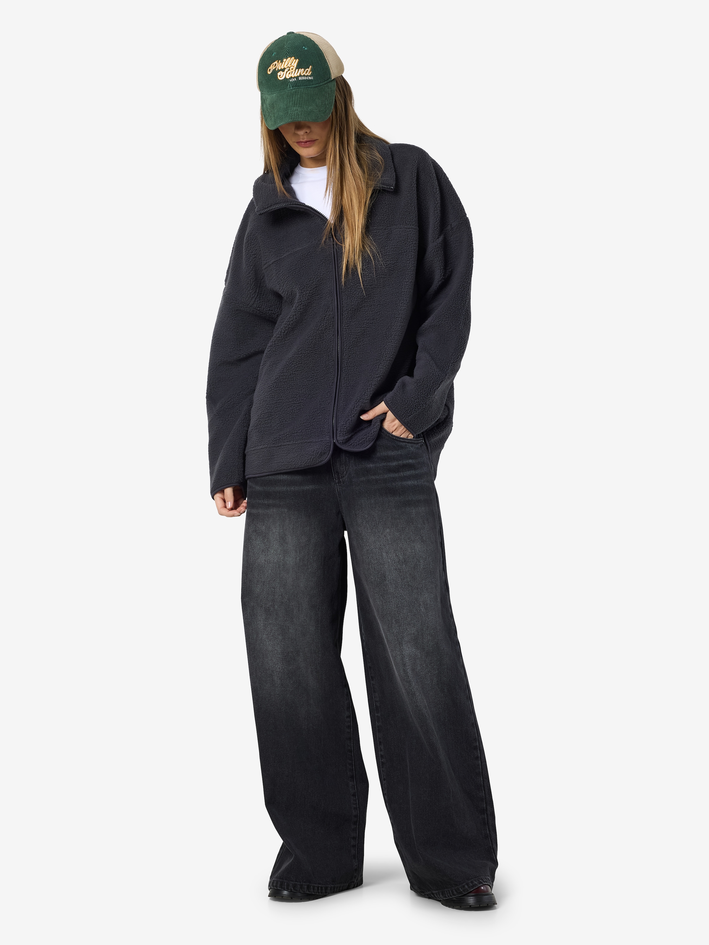 Noisy may Fleecejacke »NMCOZY L/S ZIP SWEATER JRS NOOS«