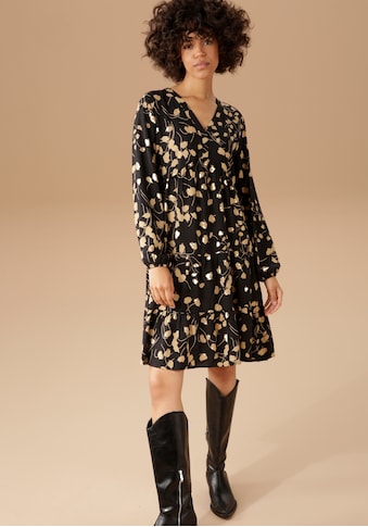 Aniston CASUAL Blusenkleid, mit graphischem Blumendruck kaufen