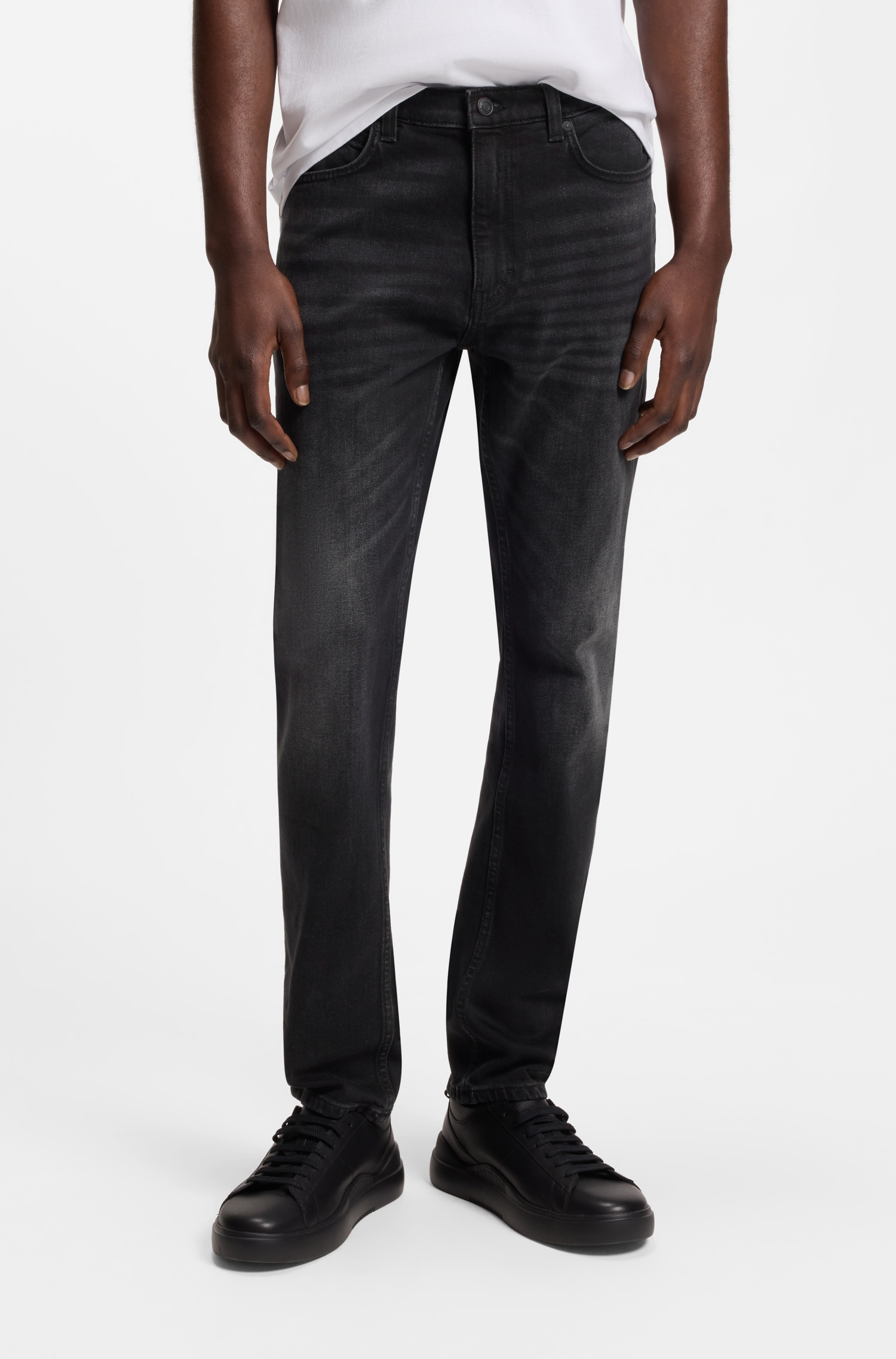 HUGO Slim-fit-Jeans "HUGO 734" aus Stretch-Denim, extra schmal