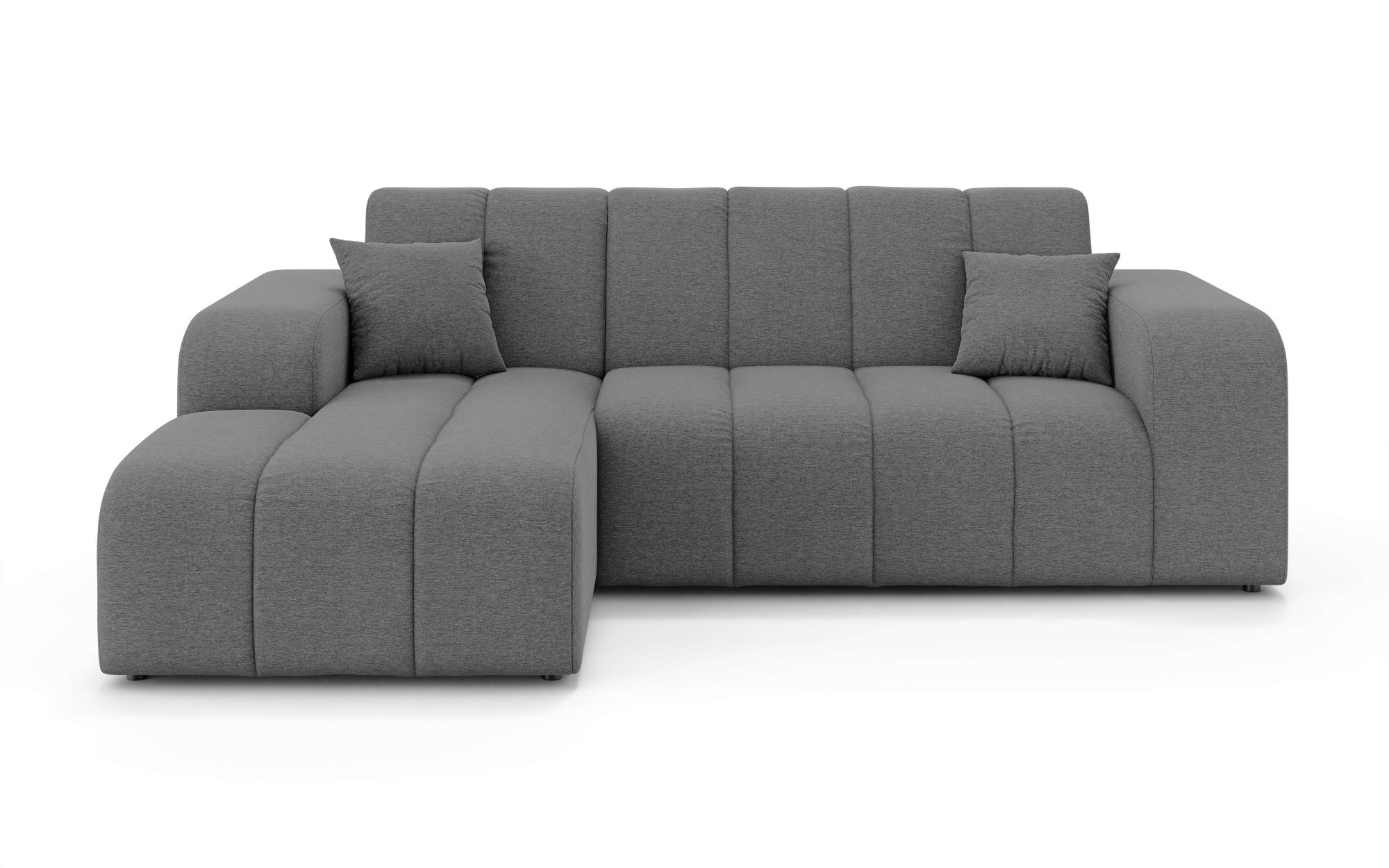 INOSIGN Ecksofa »CASSY L-Form, Schlafsofa mit Bettkasten, Masse B/T/H: 245/165/88 cm«, mit 2 Rückenkissen, Recamiere rechts oder links bestellbar