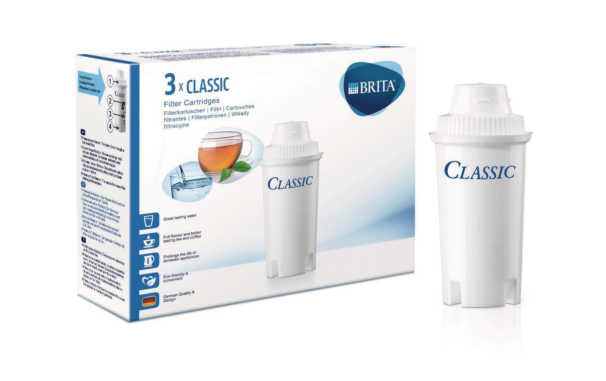 BRITA Wasserfilter »Classic 3er Pack«, (3 tlg.)