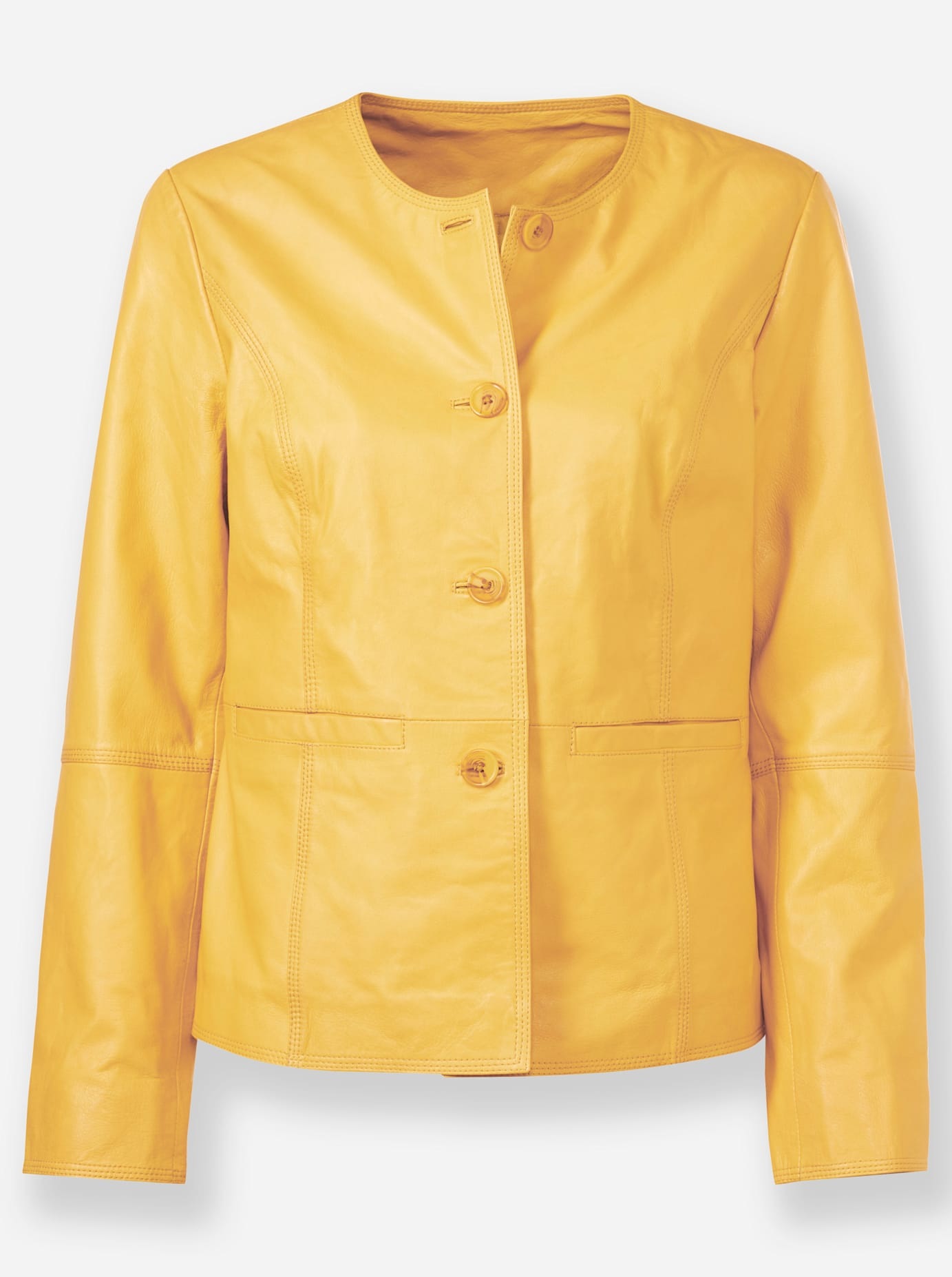 heine Lederjacke, ohne Kapuze