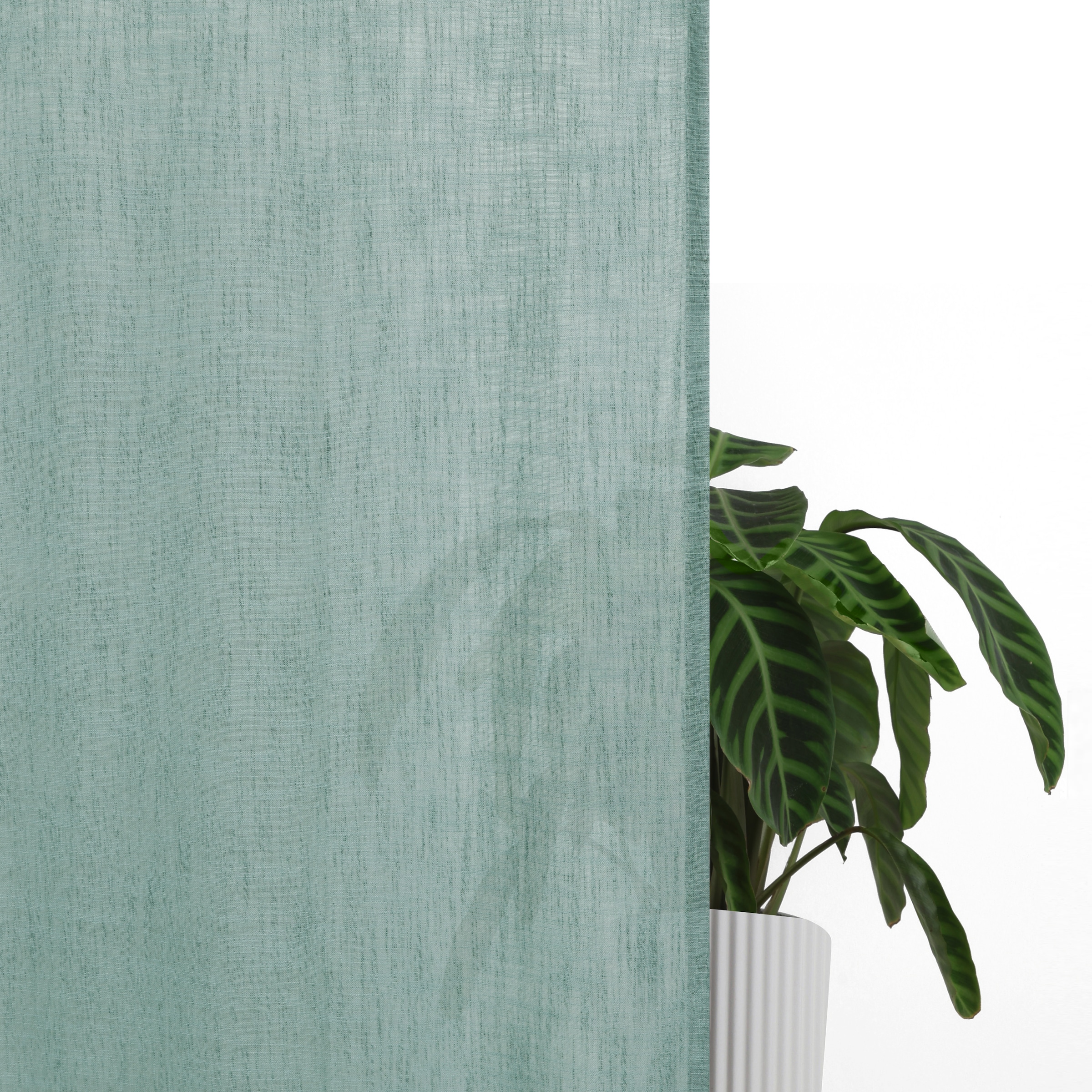 Bruno Banani Gardine »Jaden«, (1 St.), modern, Farbverlauf, zeitloser Schal, Leinenoptik