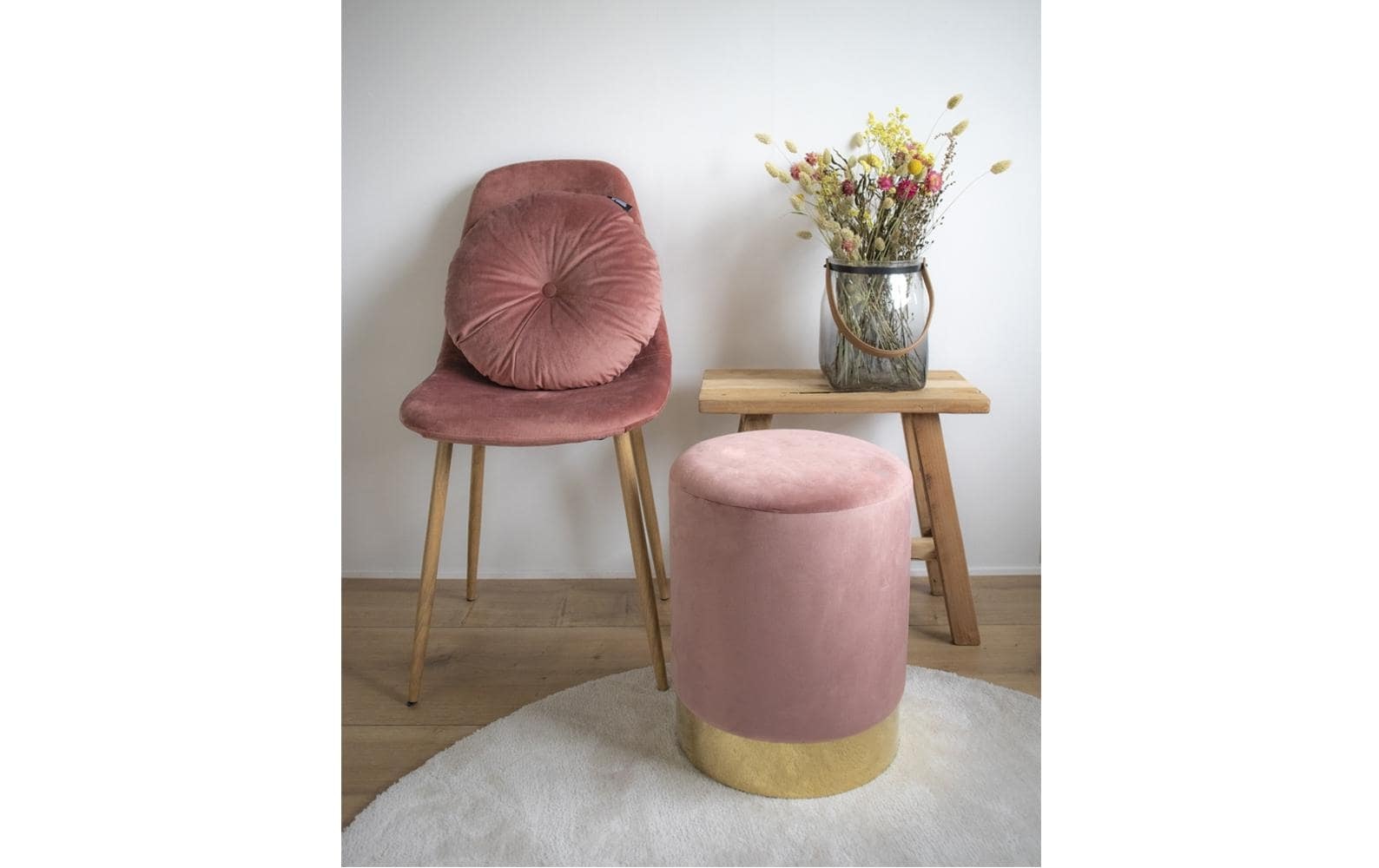 House Nordic Hocker »House Nordic Hocker Gamby, Rosa«