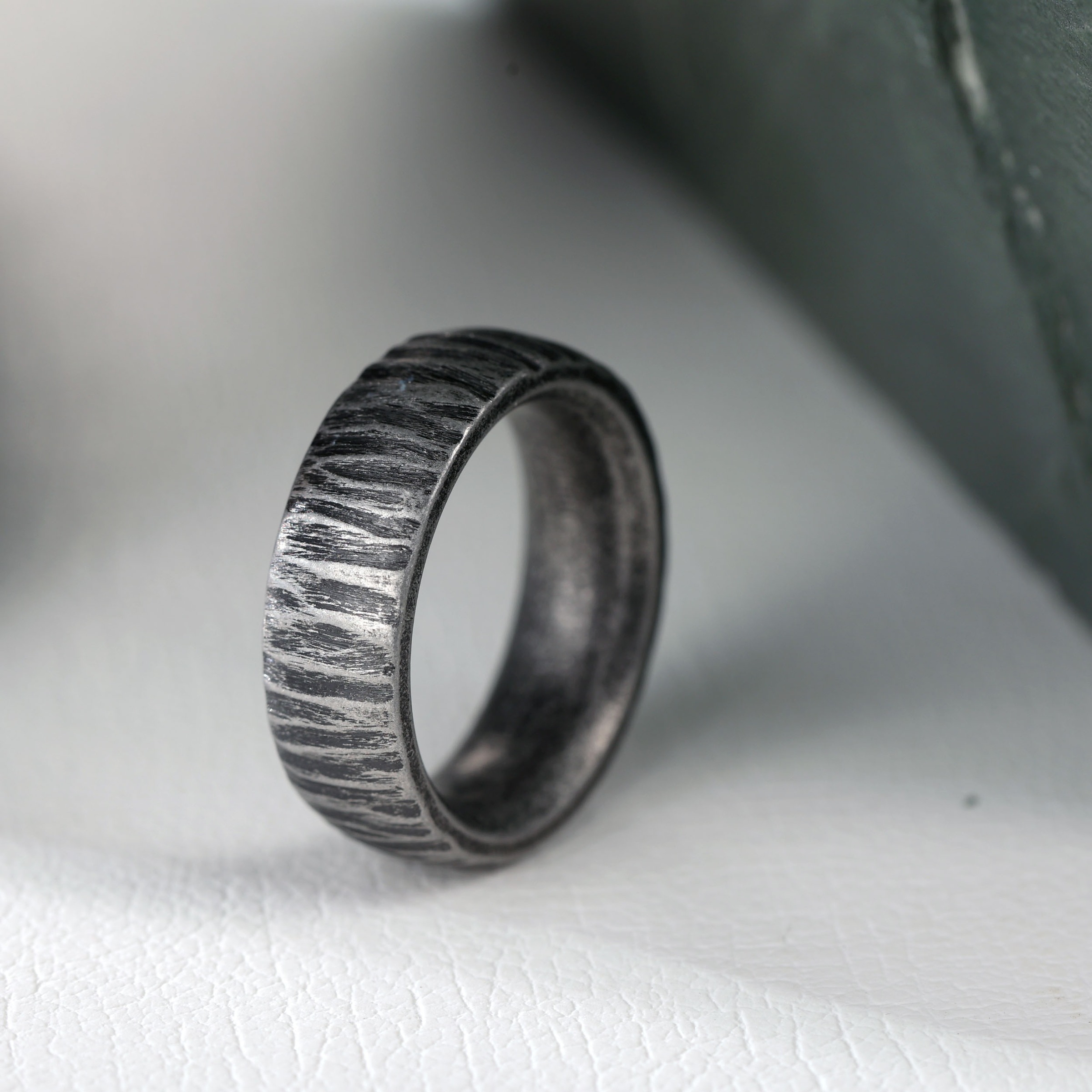 Firetti Fingerring "Schmuck Geschenk Edelstahl Ring Damenring Herrenring Crag Fels"