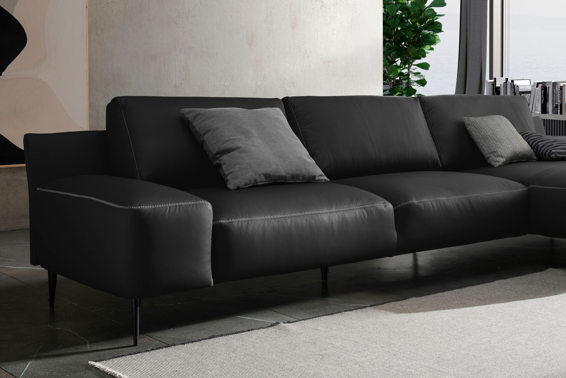 designwerk Ecksofa »Forma L-Form, zeitloses Designsofa mit aktuellem Fuss«, in hochwertiger Verarbeitung & tollem Sitzkomfort