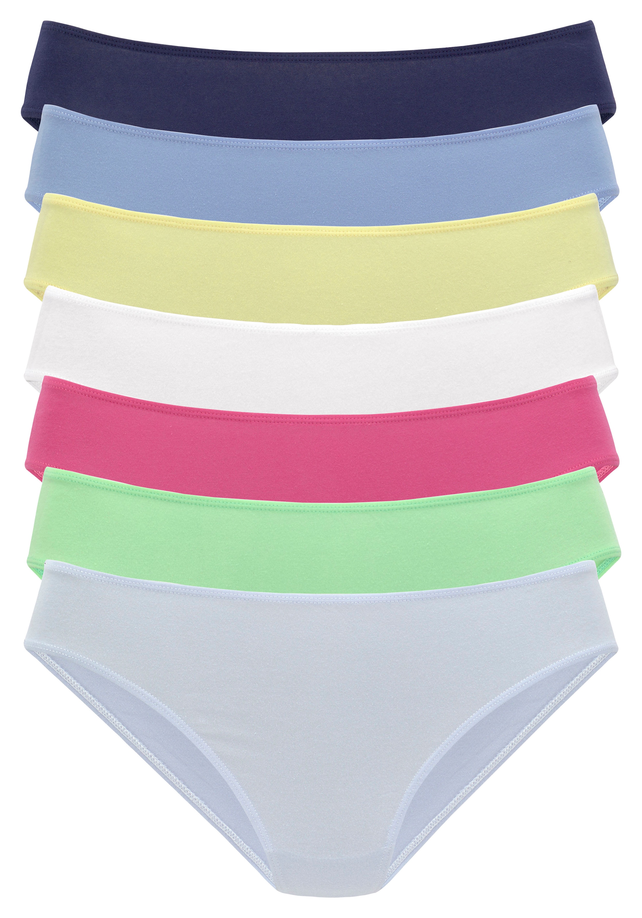 Vivance Jazz-Pants Slips 7er-Pack, in frischen und gedeckten Farben