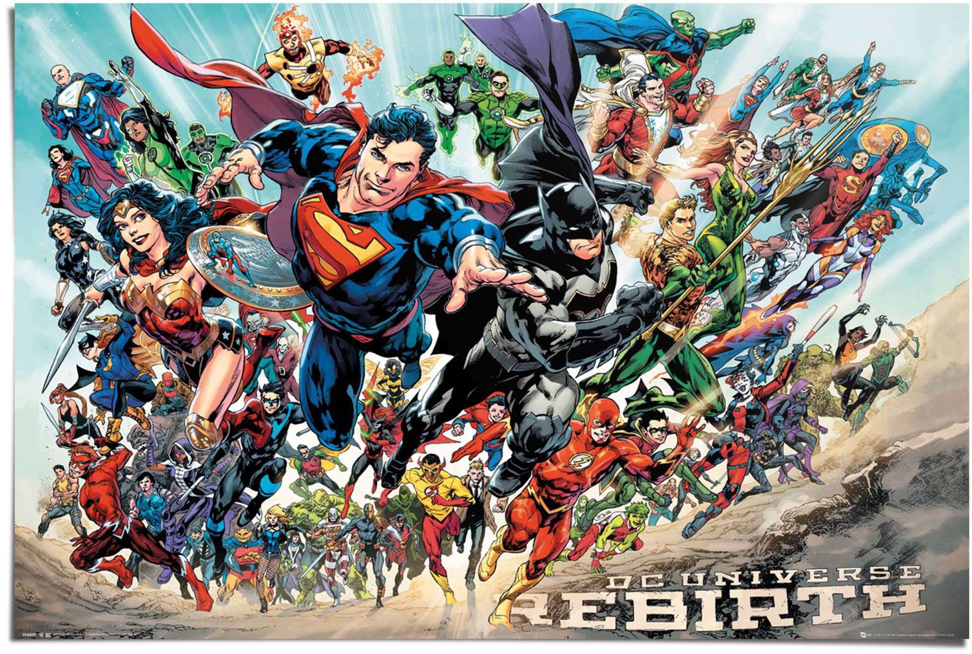 ❤ Reinders! Poster »DC Universe Rebirth«, (1 St.) entdecken im  Jelmoli-Online Shop | Poster