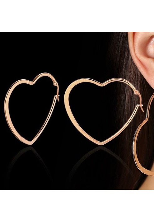 Firetti Paar Creolen "Schmuck Geschenk Herz"