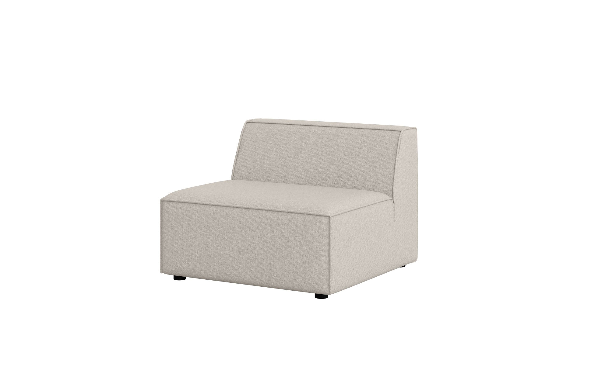 INOSIGN Sessel »Bequemer Sessel Cavan, Masse B/T/H: 90/90/72 cm«, ohne Armlehne, mit Wellenunterfederung, auch in Bouclé