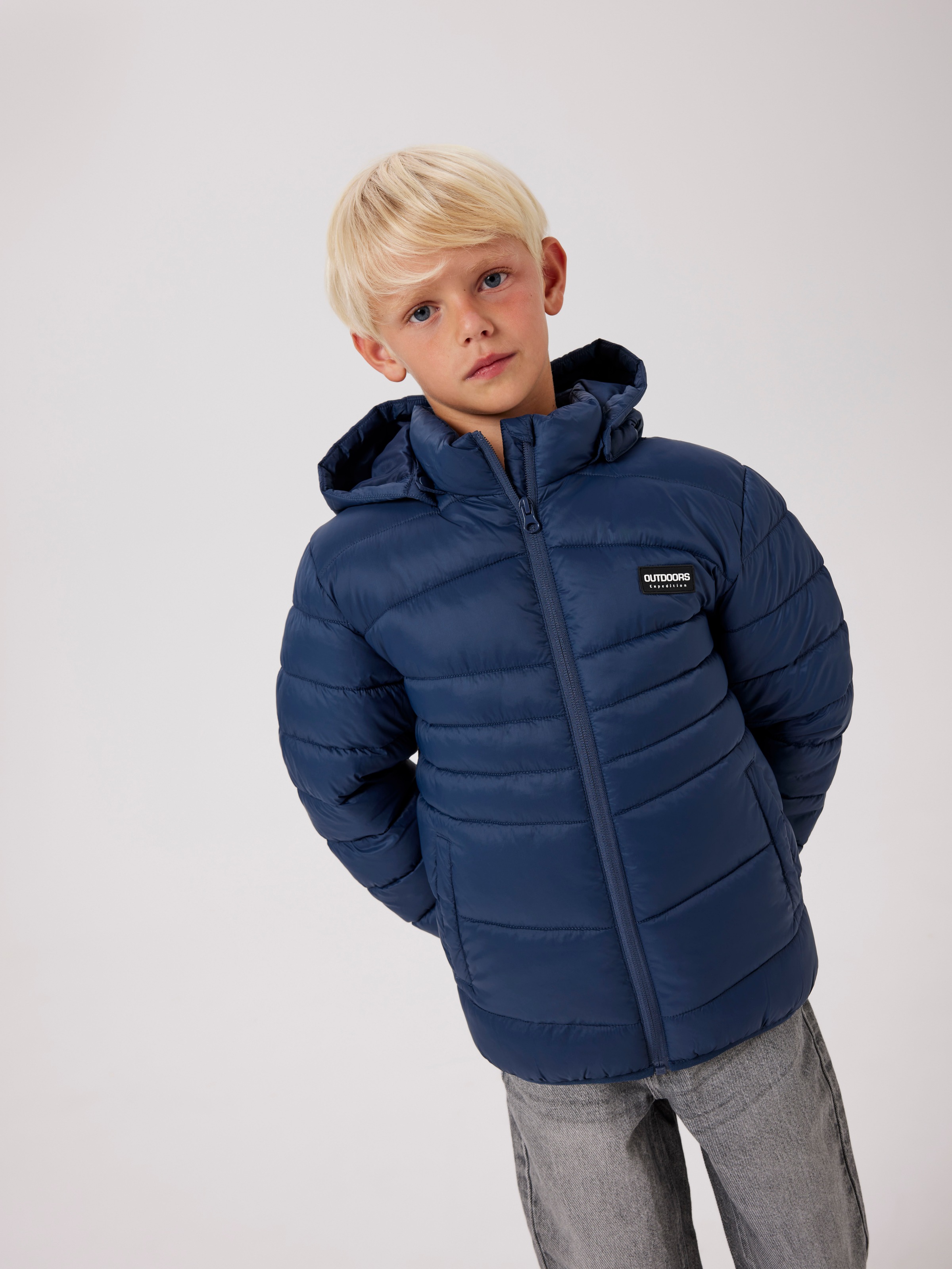 Name It Steppjacke »NKMMARBLE JACKET PB« mit Kapuze