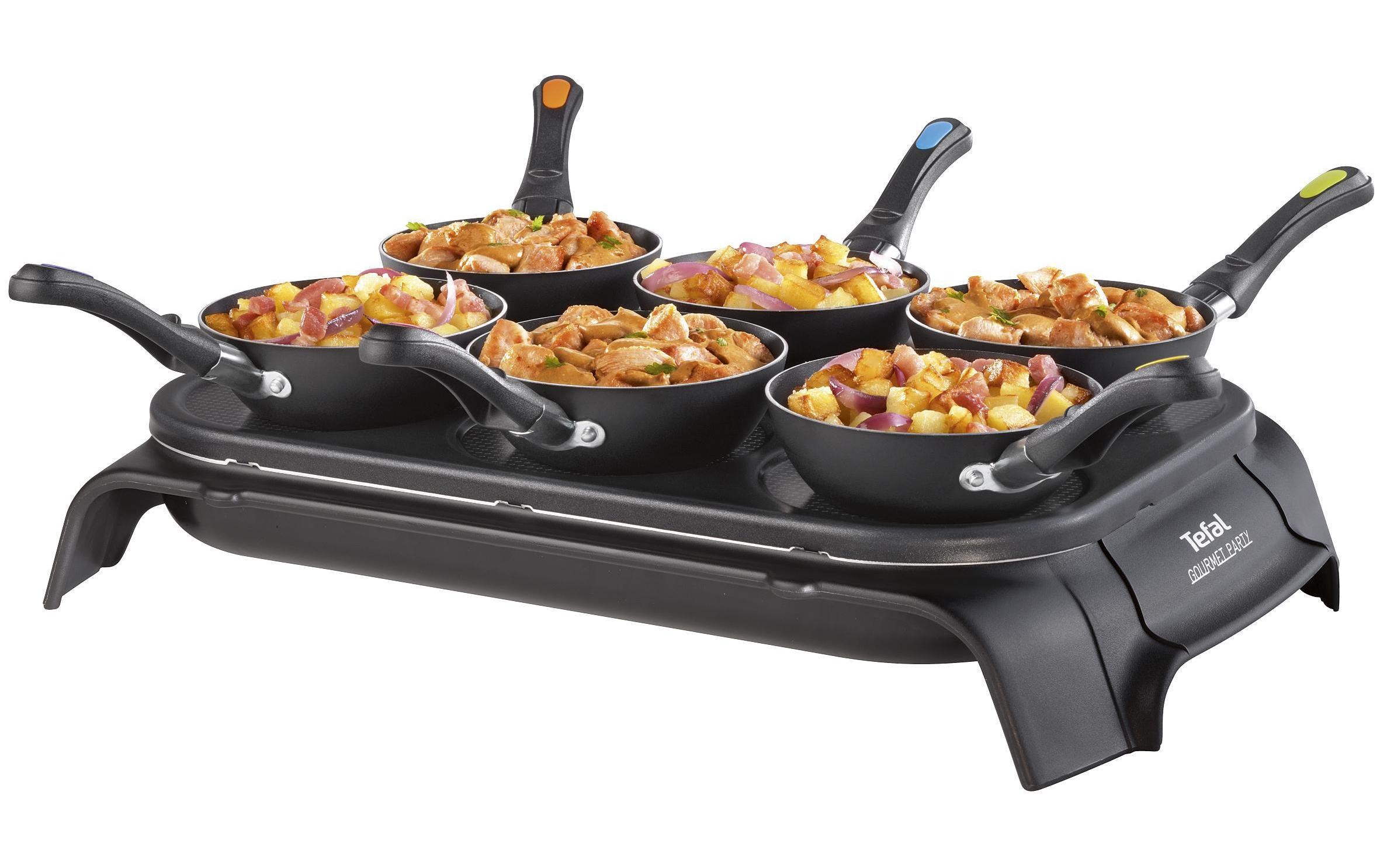 TEFAL Gourmet Party crêpes et wok 2 en 1