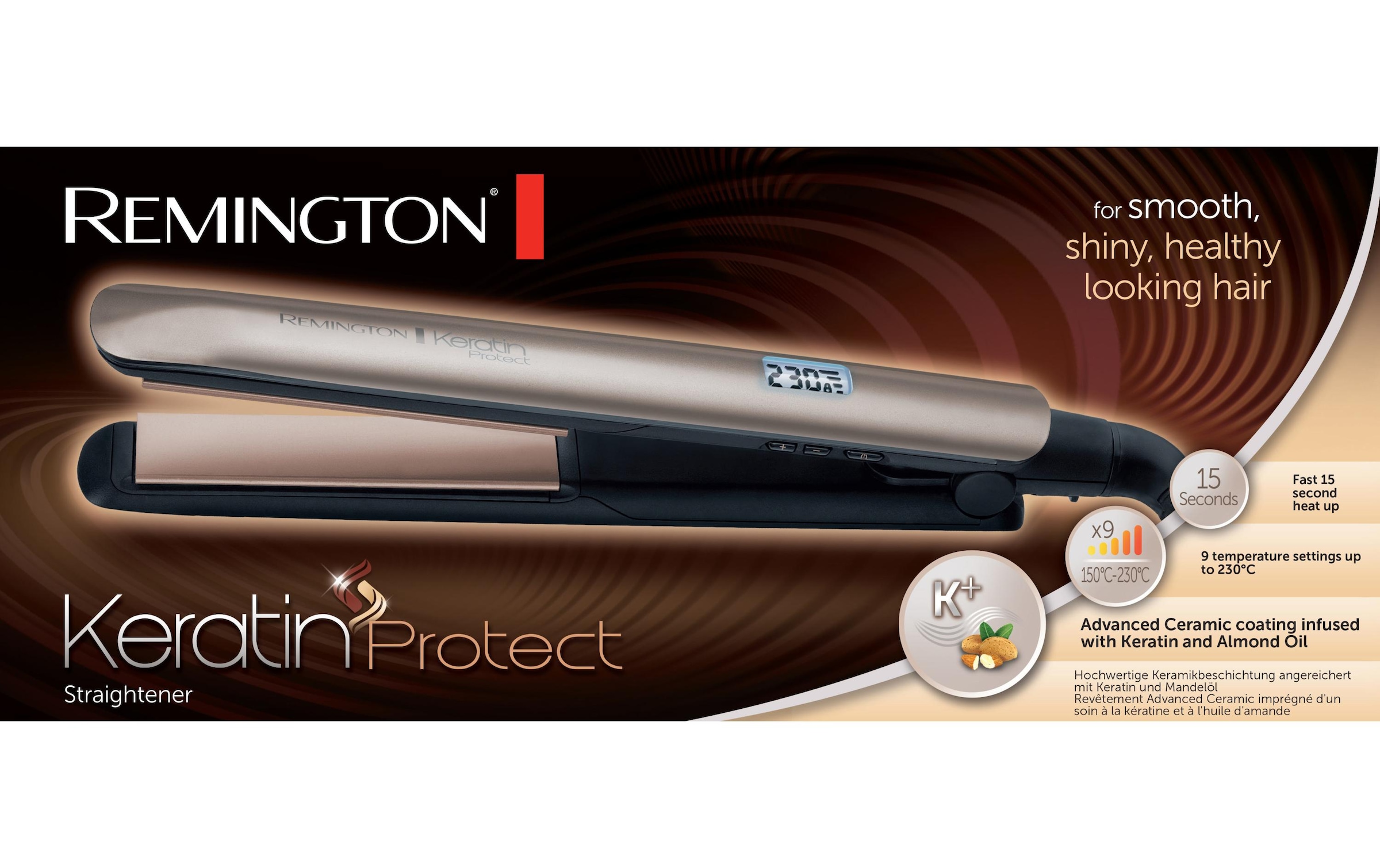 ➥ Remington Glätteisen »S8540 Keratin Protect« jetzt kaufen |  Jelmoli-Versand