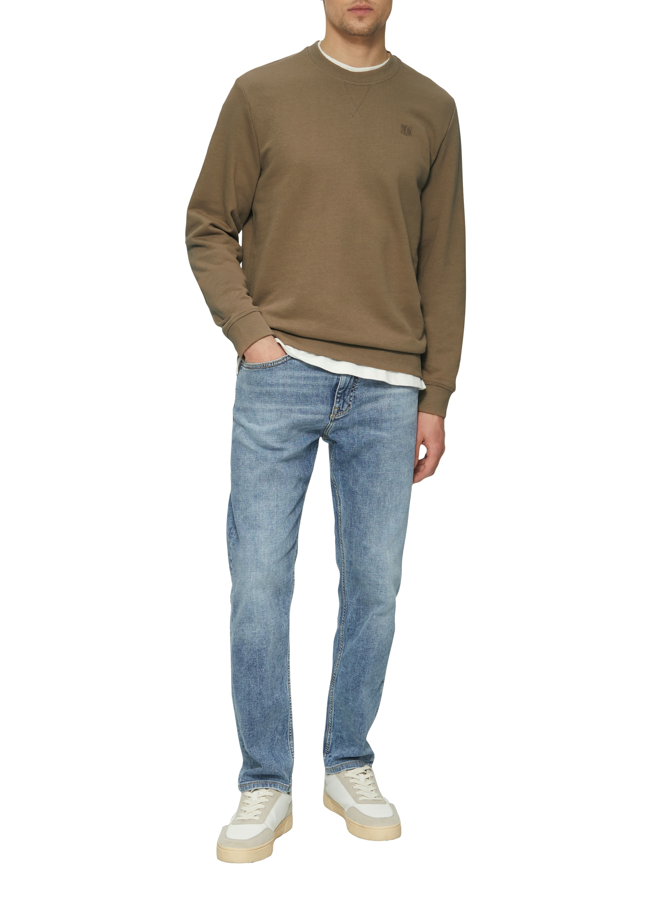 s.Oliver Sweatshirt, mit Logo Stickerei
