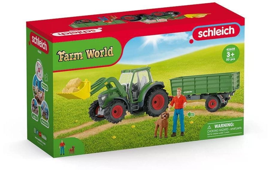 Schleich® Spielwelt »Farm World Traktor mit Anhänger«