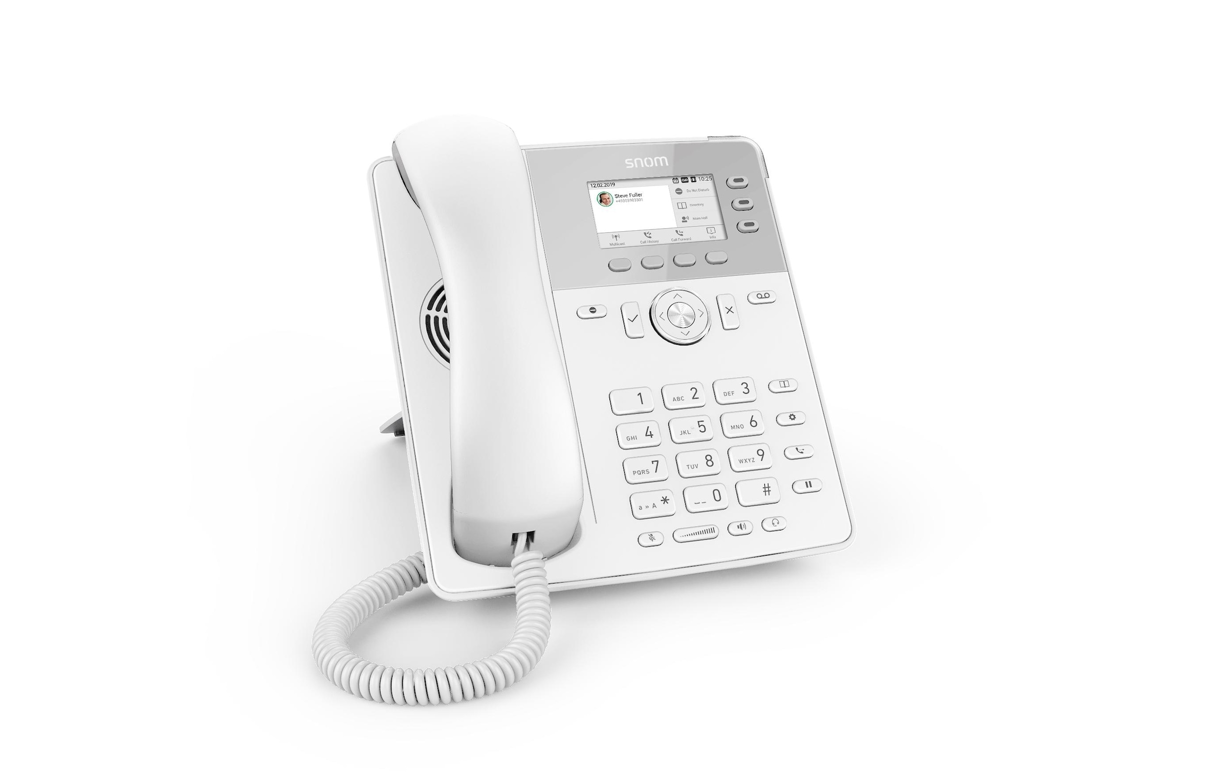 Snom Festnetztelefon »D717 Weiss«