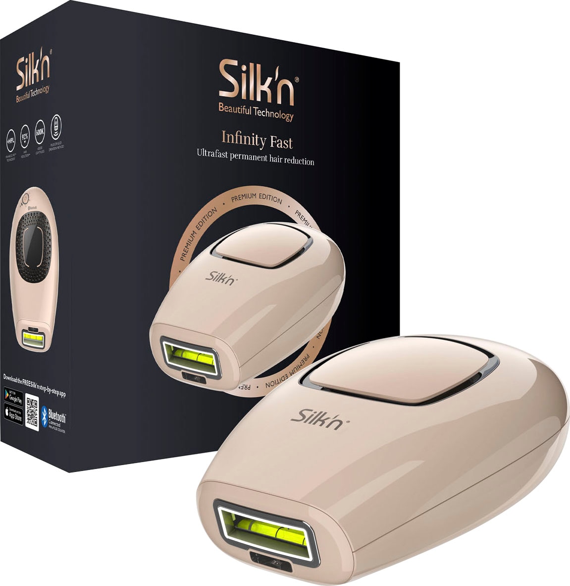 ❤ Silk'n HPL-Haarentferner »Infinity Fast«, 600.000 Lichtimpulse, inklusive  Aufbewahrungsetui bestellen im Jelmoli-Online Shop