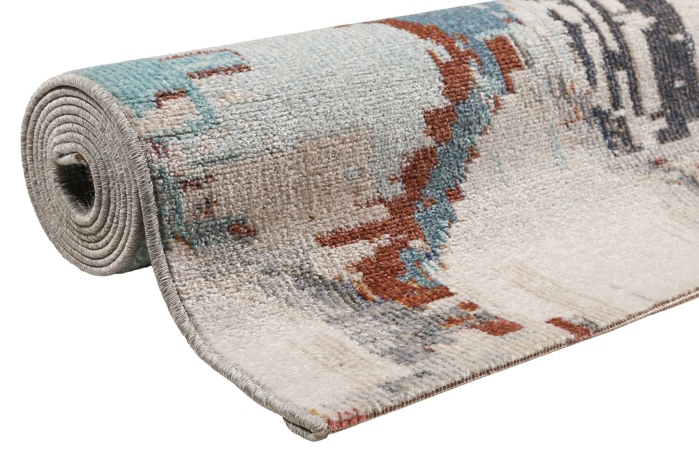 Esprit Teppich »Stash, In- und Outdoor geeignet«, rechteckig, pflegeleicht, im Mosaik-Muster, ideal für Terrasse, Küche, Wohnzimmer
