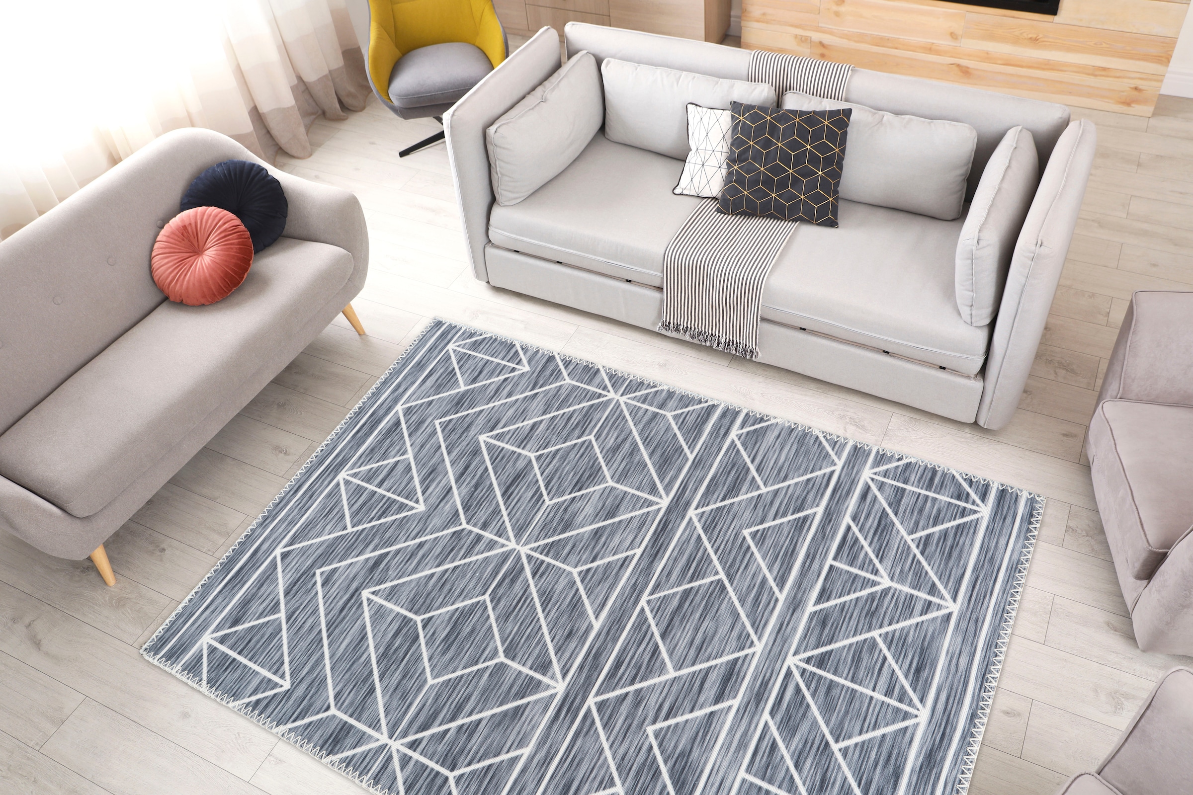 Arte Espina Teppich »Maya 200«, rechteckig, 5 mm Höhe