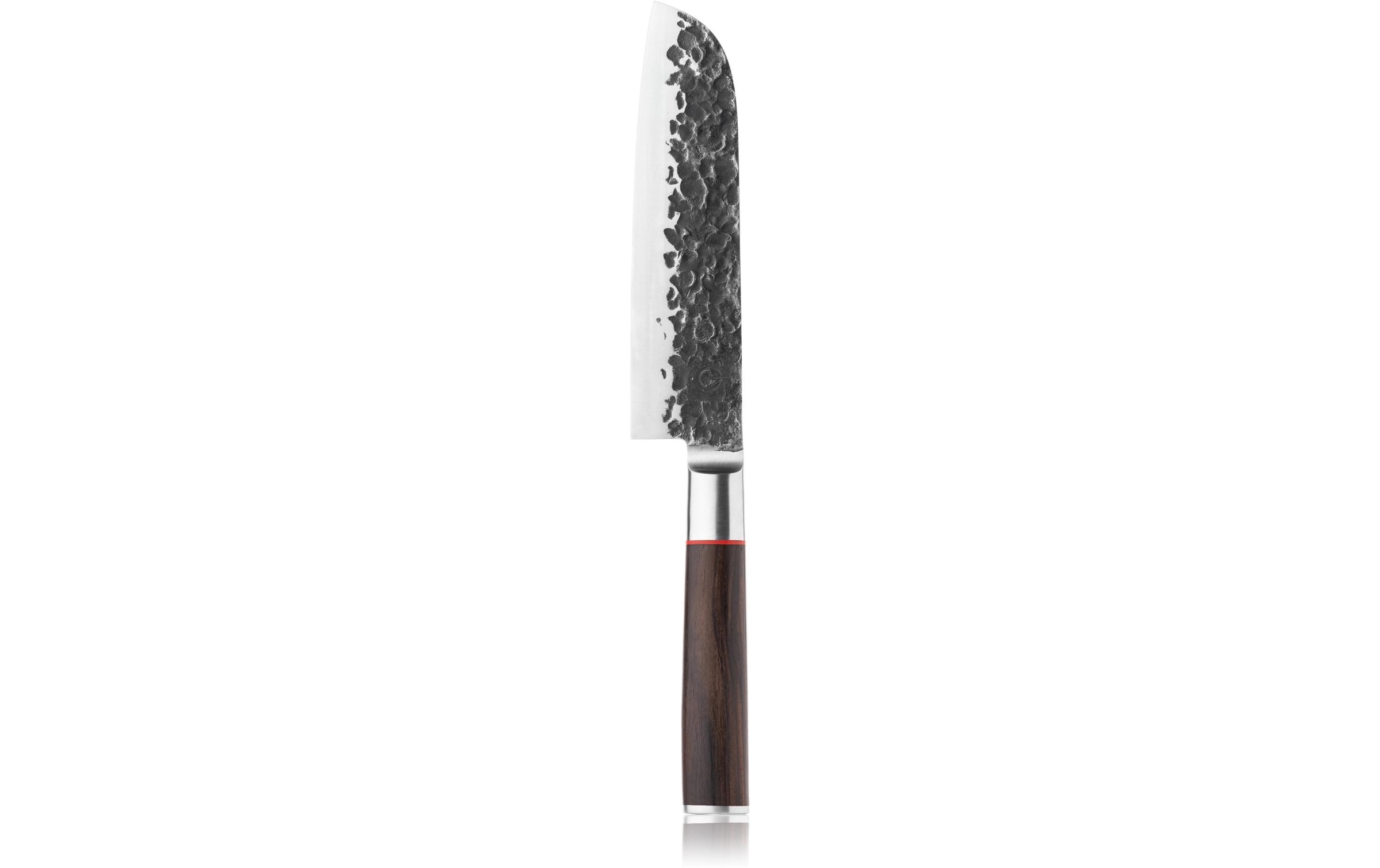 Couteau Santoku - FORGED - SEBRA - Acier japonais 440C - Manche en bois Dalbergia - L 18 cm