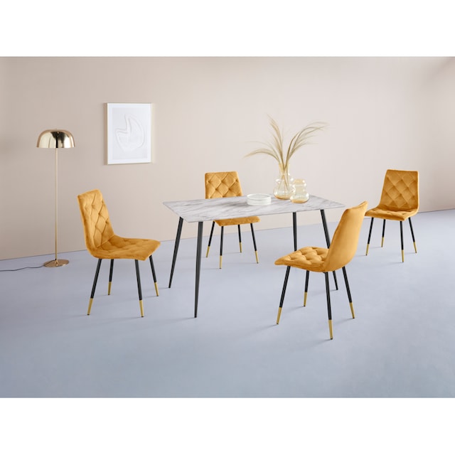 | Esstisch Tischunterkante Jelmoli-Versand »Dino«, 74 cm, versch. online bis Leonique shoppen Farbvarianten, Höhe cm Tischhöhe 76