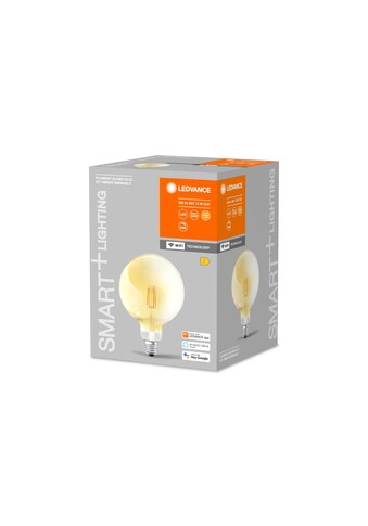 LED-Leuchtmittel »SMART+ Globe, Filament, 6W, E27, WiFi«, E27, Warmweiss