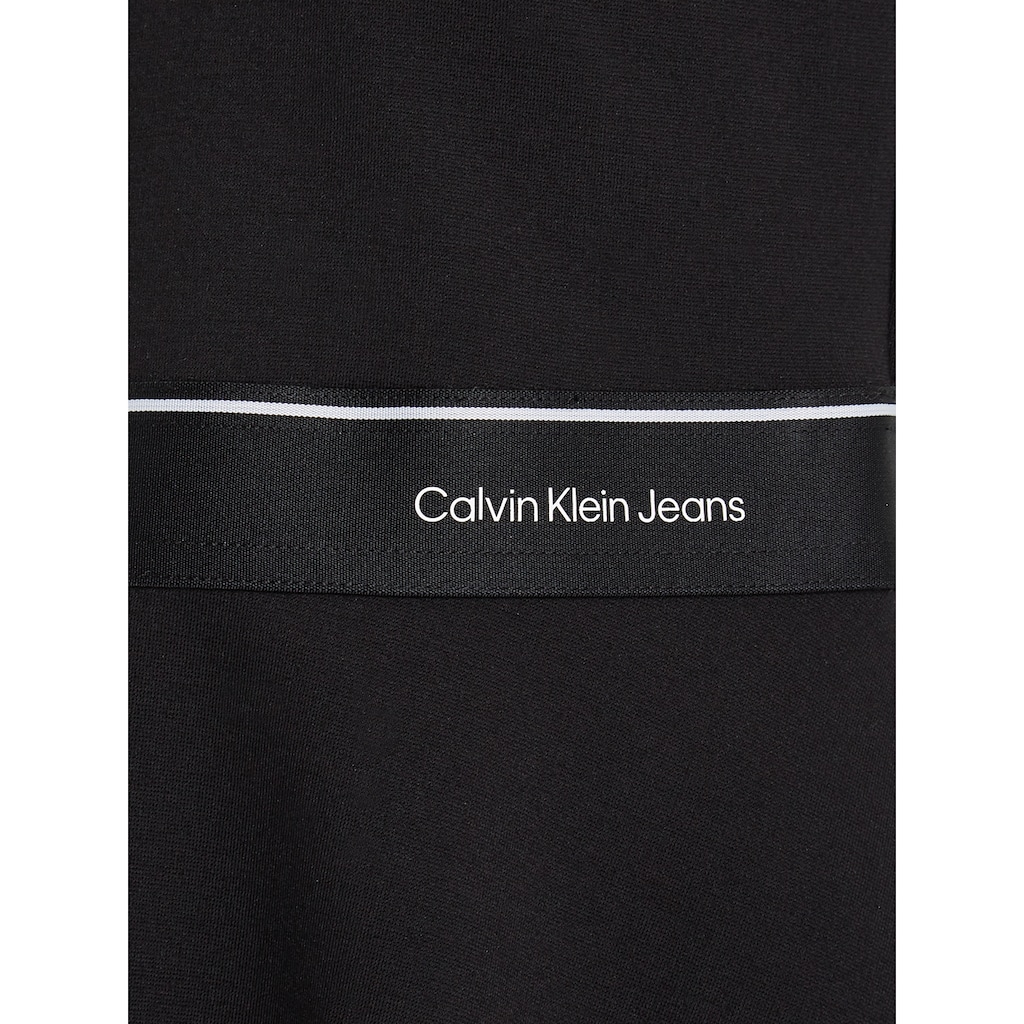 Calvin Klein Jeans Skaterkleid »LOGO TAPE SLEEVELESS PUNTO DRESS«