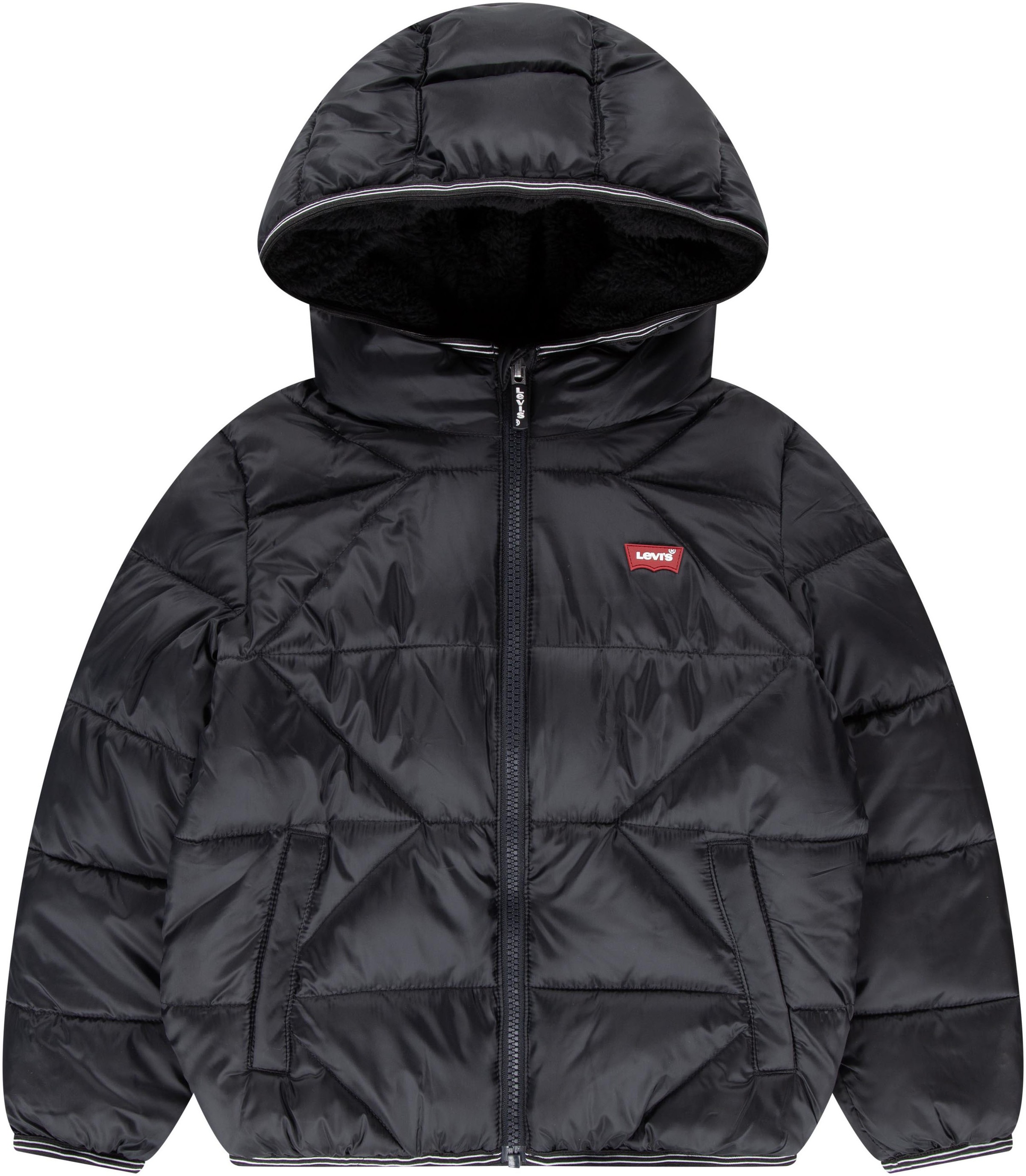 Levi's® Kids Steppjacke »LVB SHERPA LINED PUFFER JKT« mit Kapuze Winterjacke for BOYS mit Kapuze