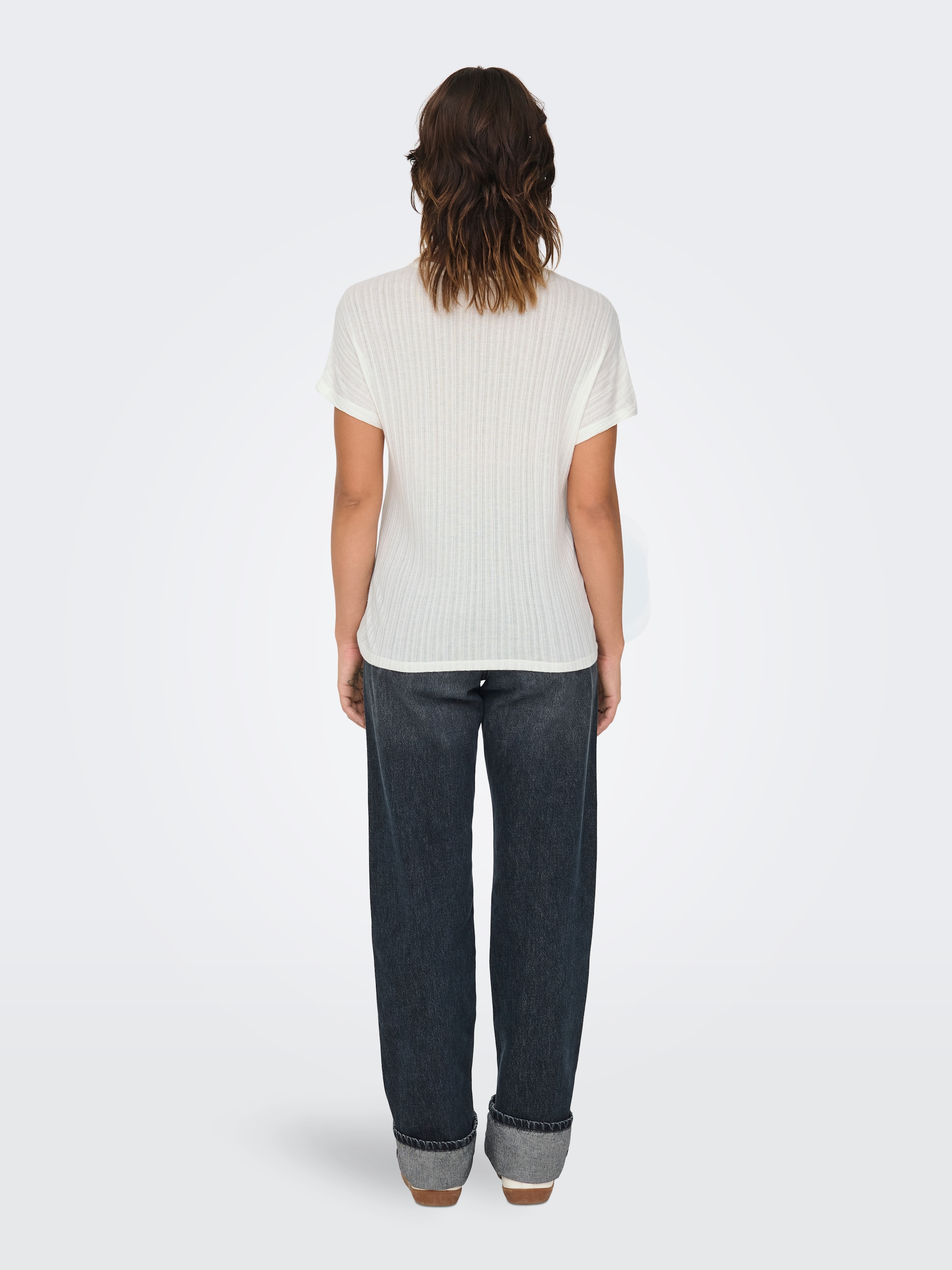ONLY Kurzarmshirt »ONLIRINA S/S O-NECK TOP JRS NOOS«