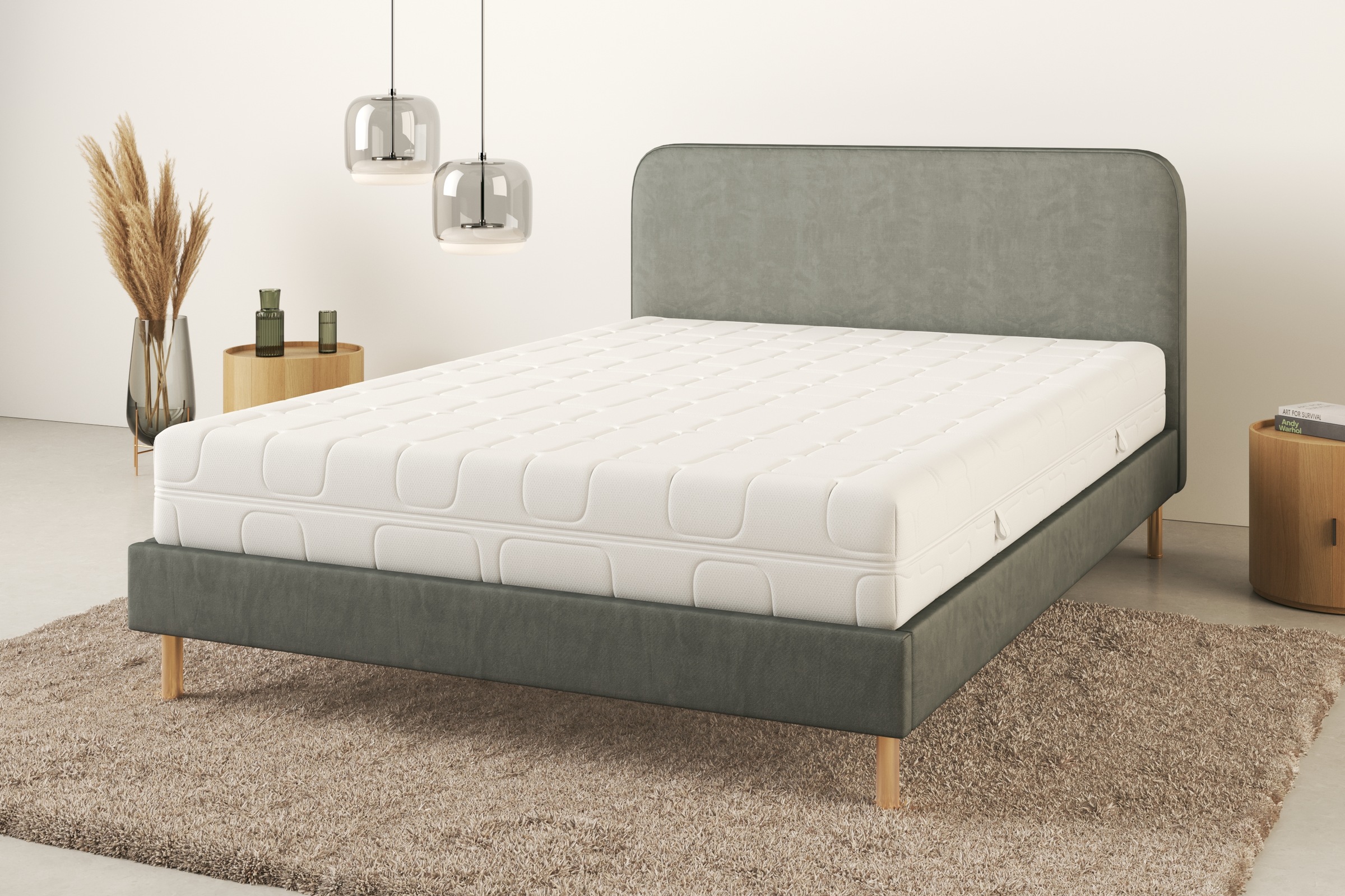Älgdröm Komfortschaummatratze »Sondervig, 7 Zonen Matratze 90x200 cm, 140x200 cm & weitere Grössen«, 24 cm hoch, Raumgewicht: 28 kg/m³, (1 St.), Matratze H2/ H3/ H4, allergiker geeignet (Hausstauballergiker)