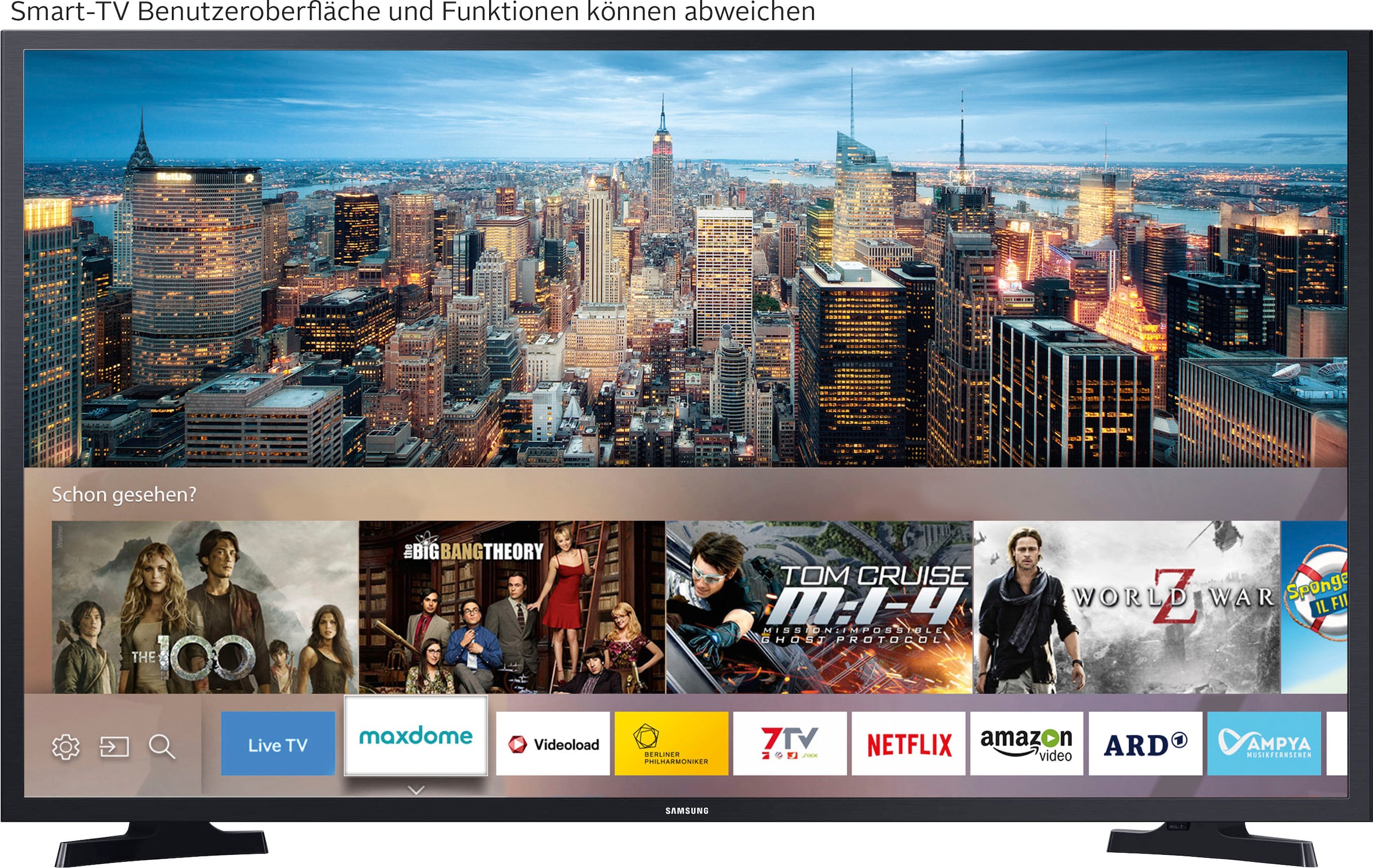 Samsung LED-Fernseher »GU32T5379CD«, Smart-TV, PurColor,HDR,Contrast Enhancer