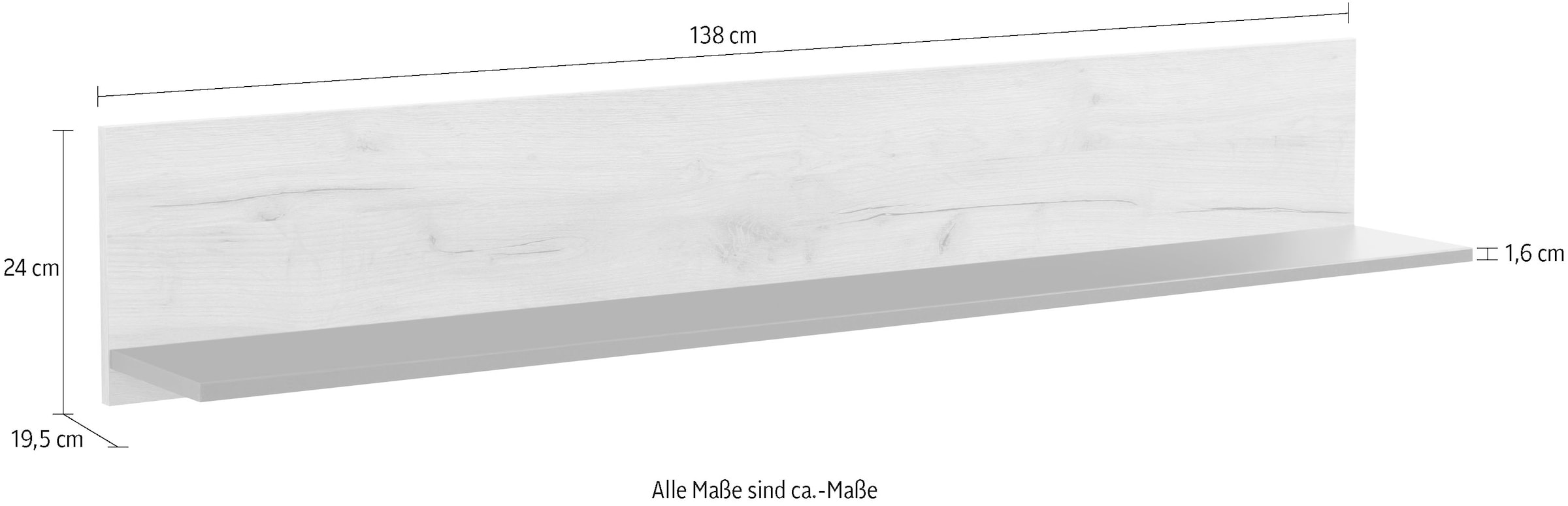 INOSIGN Wandboard »Umbria«, Breite ca. 138 cm