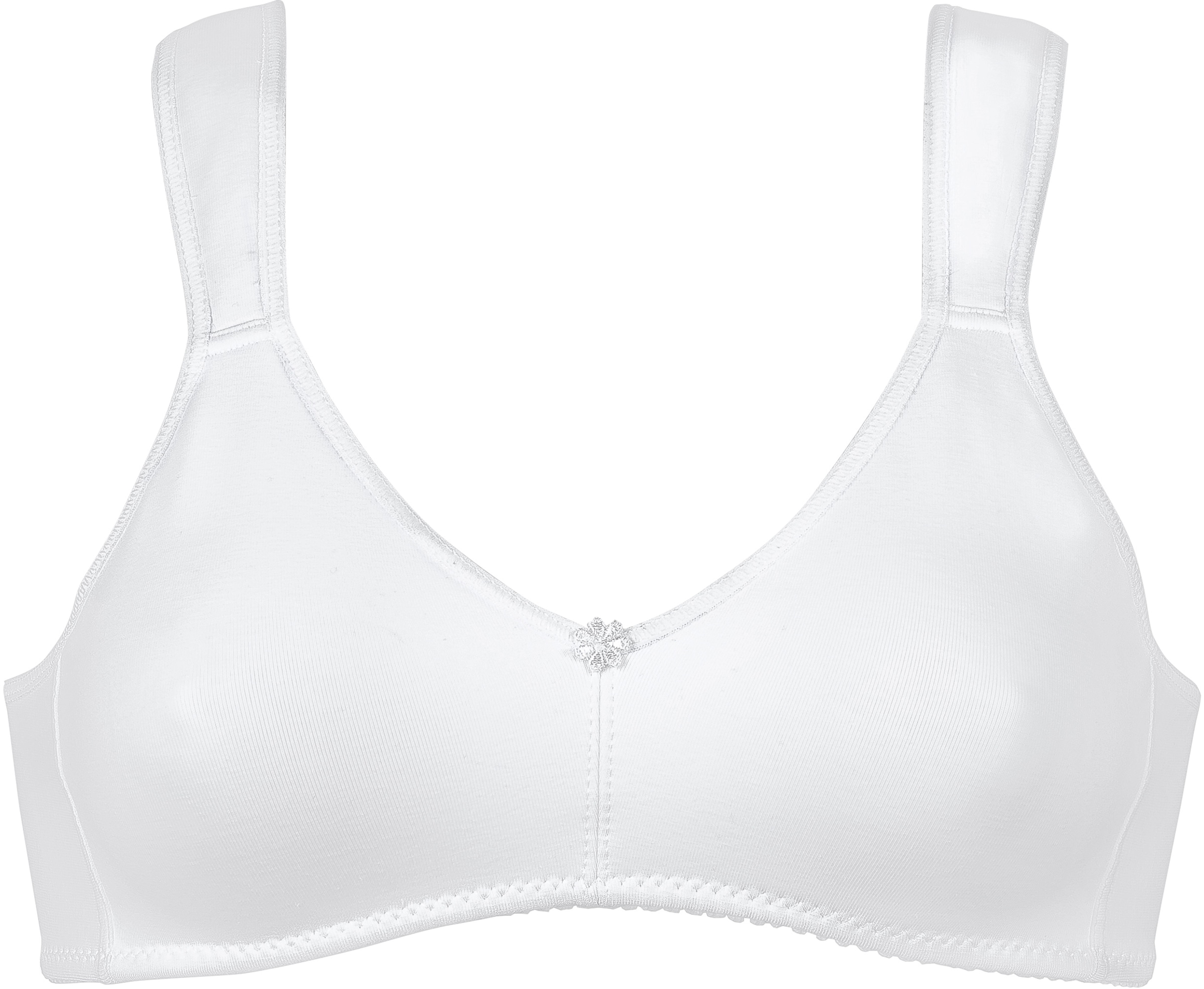 Naturana Bügelloser BH »Athleisure« 1 Stk. vorgeformte Cups, breite Träger, ohne Bügel, bequem, Baumwollmix