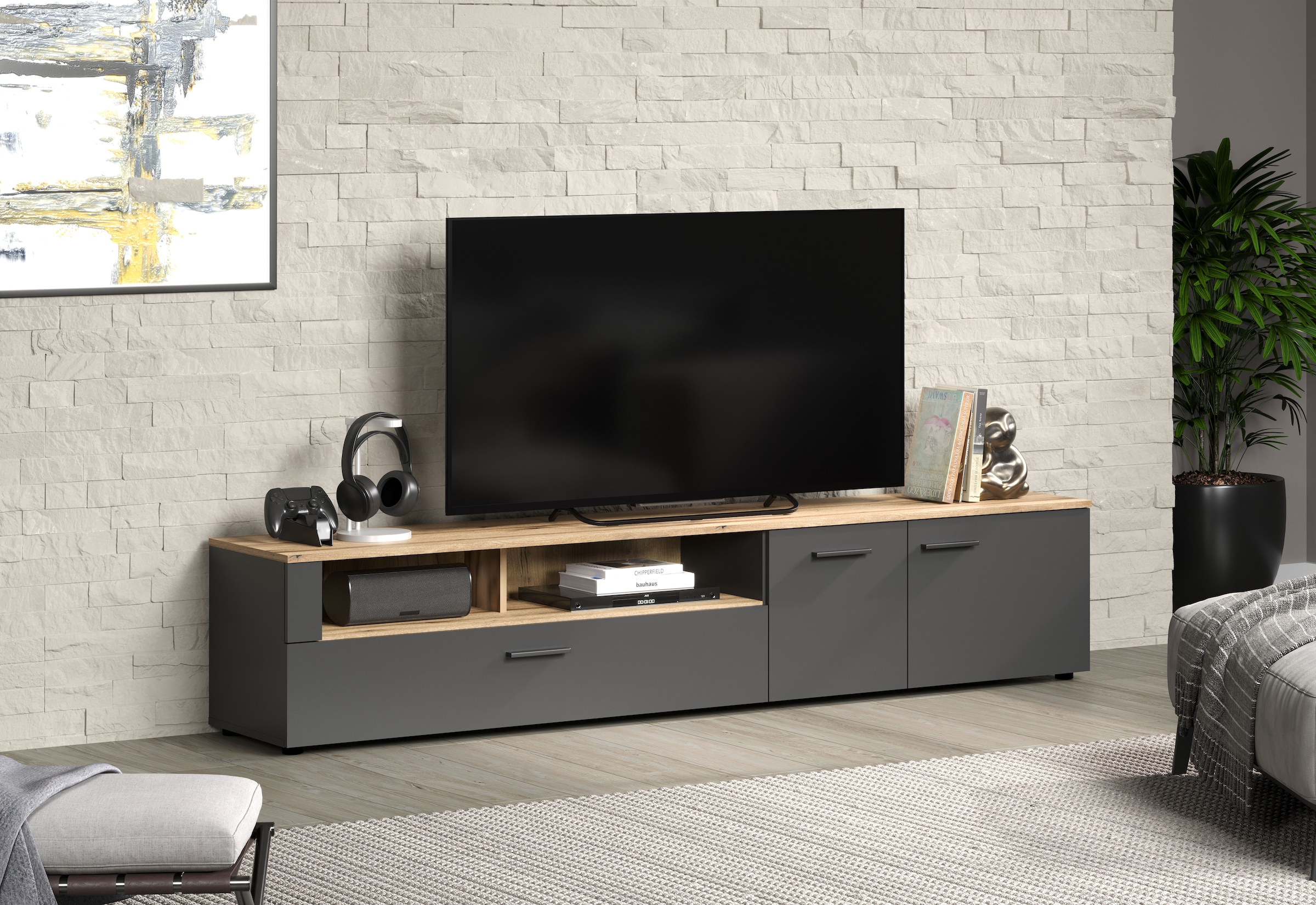 INOSIGN TV-Schrank »Esteban«, (1 St.), Elegant und modern