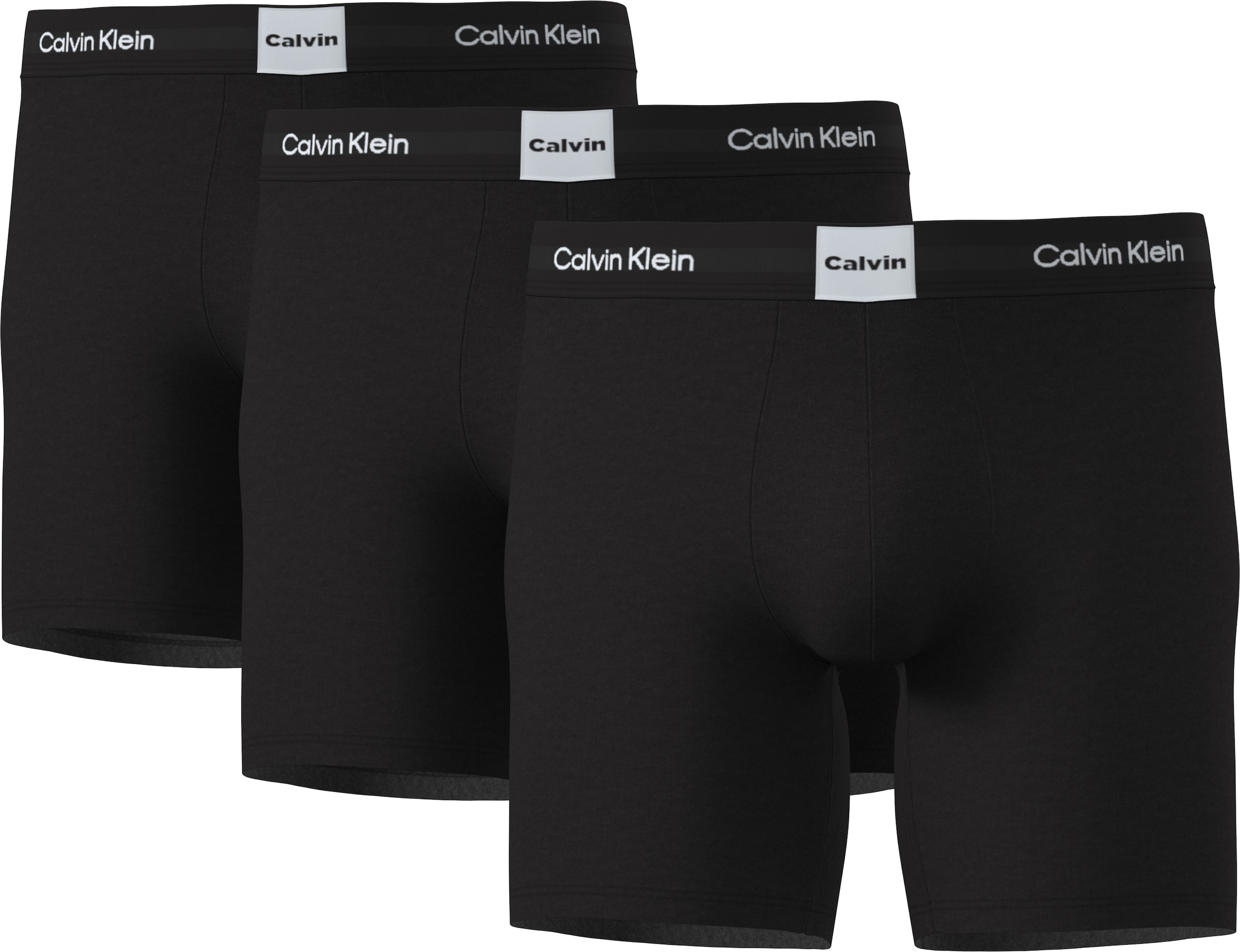 Calvin Klein Underwear Boxer »BOXER BRIEF 3PK« Packung, 3er-Pack, 3 Stk. Mit elastischem Bund