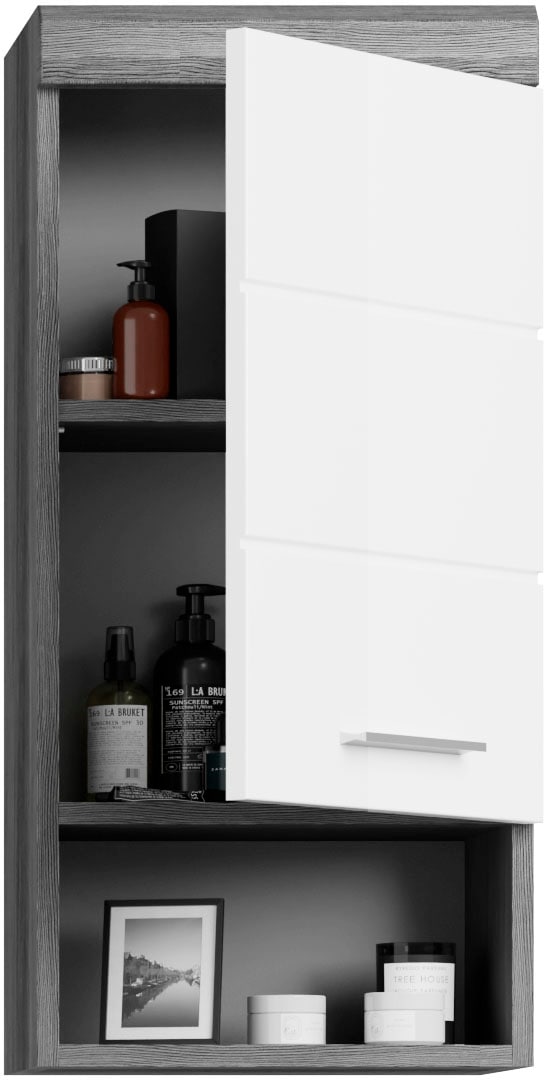INOSIGN Badmöbel-Set »Siena, 5 teilig, bestehend aus:«, (Set, 5 St.), Hochschrank, WBU, Spiegelschrank, Unterschrank, Hängeschrank