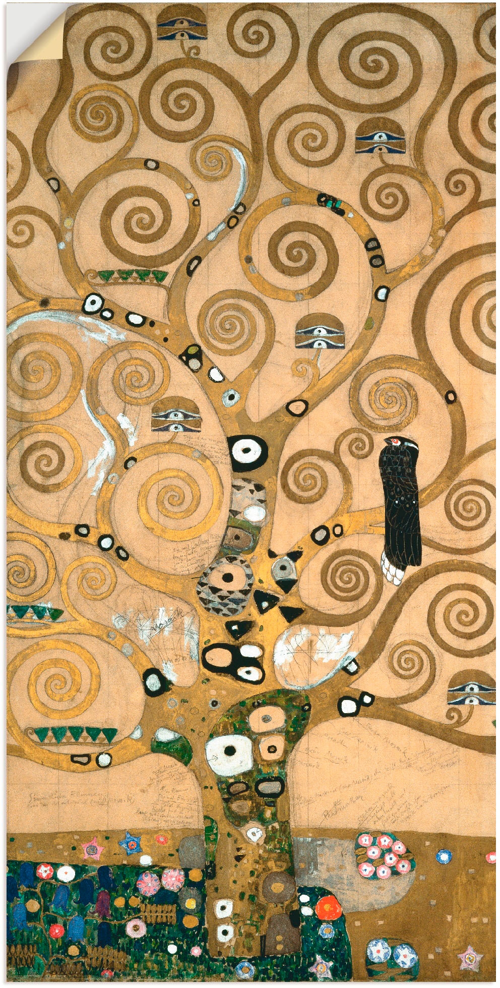 Artland Wandbild »Lebensbaum. Detail, Werkvorlage«, Bäume, (1 St.), als Leinwandbild, Poster, Wandaufkleber in verschied. Grössen