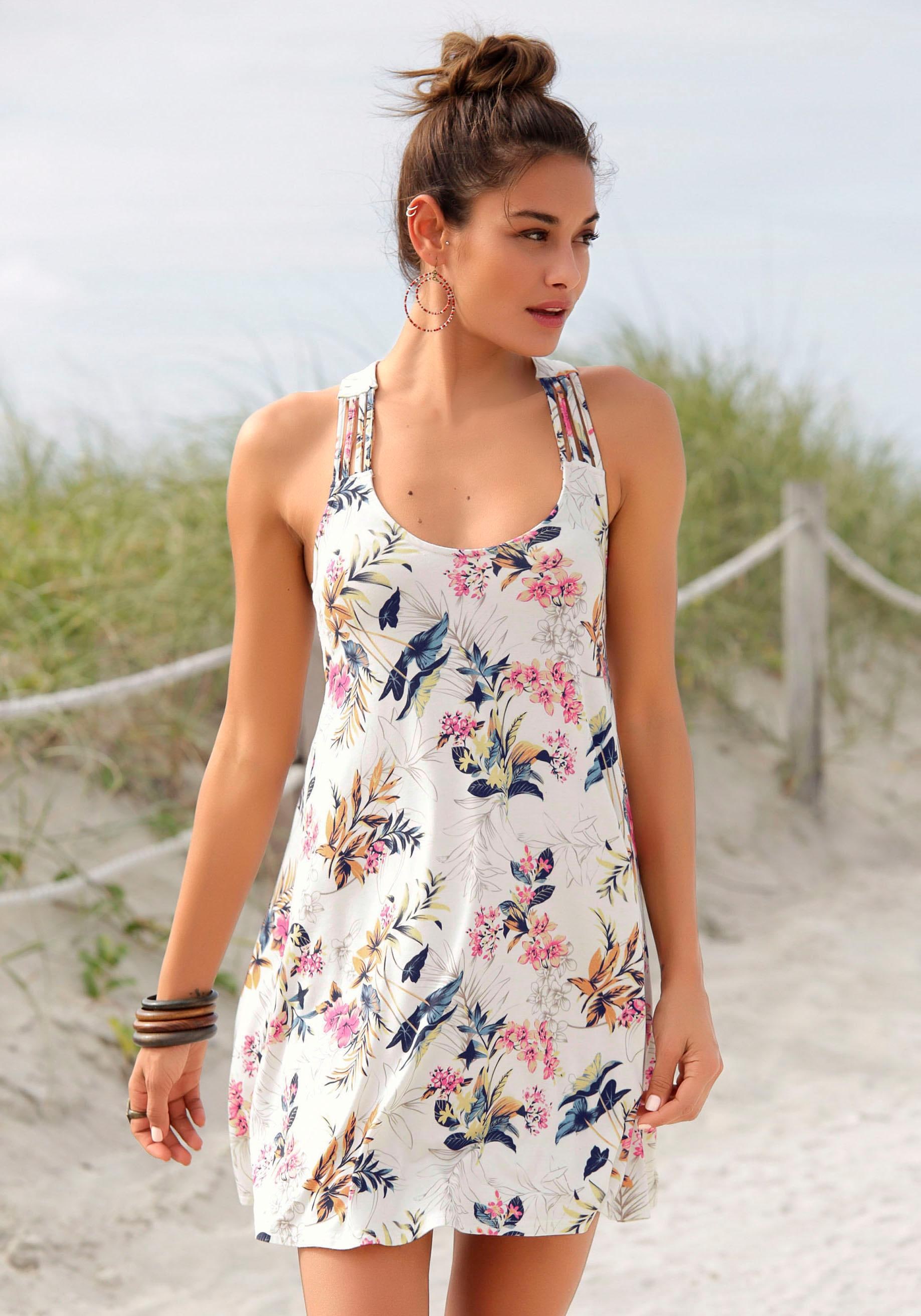 S Oliver Strandkleid Mit Besonderem Tragerdesign Online Bestellen Bei Jelmoli Versand Schweiz