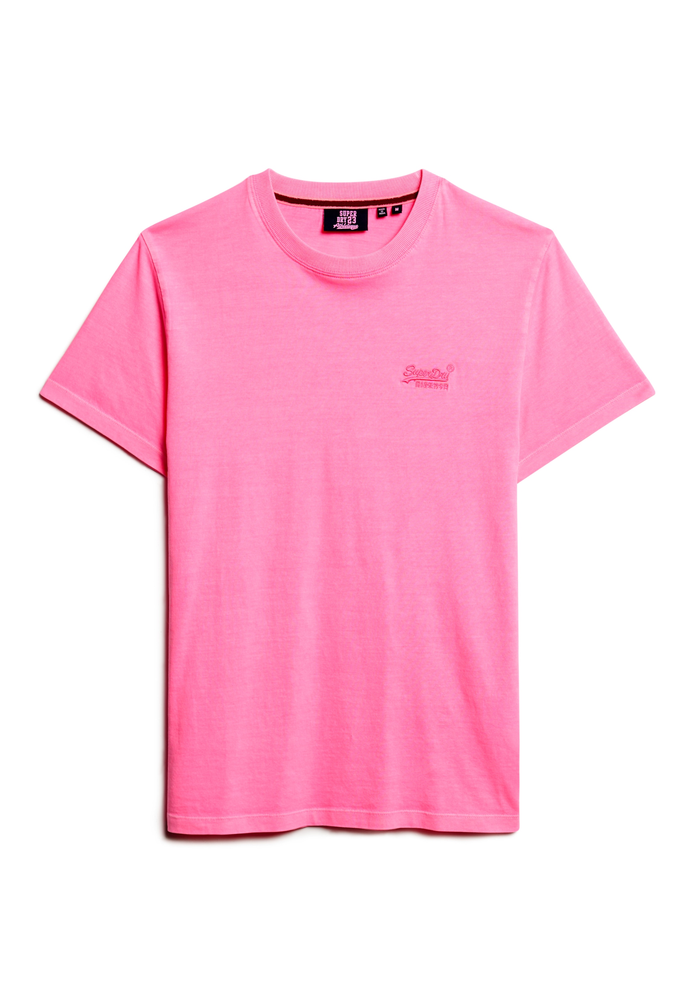 Superdry Rundhalsshirt »ESSENTIAL LOGO EMB NEON TEE«