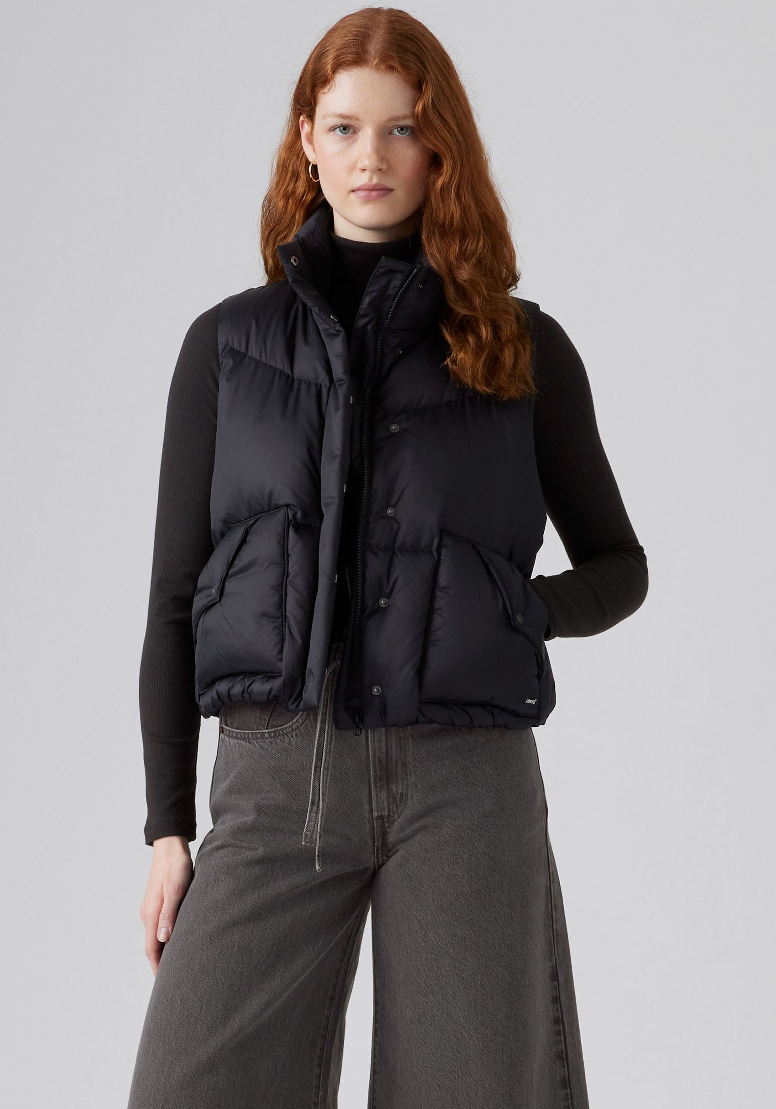 Levi's® Steppweste »WESTERN« Pflegeleichtes, wärmendes Material