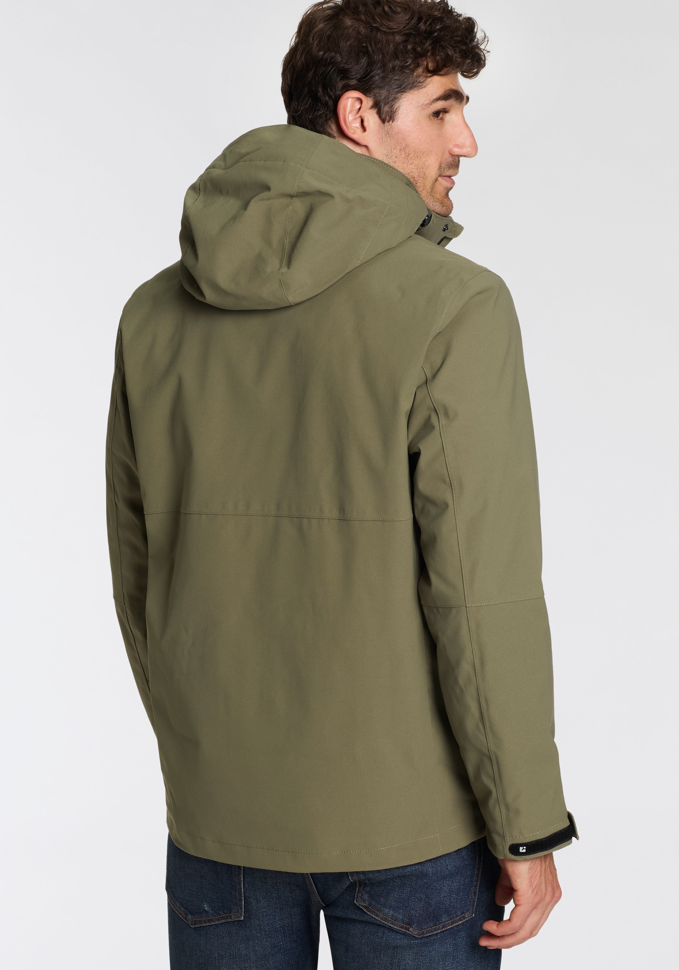 Killtec 3-in-1-Funktionsjacke »KOW 6 MN JCKT«, (Set, 2 St., Jacken, aus zwei einzelnen Jacken bestehend), mit Kapuze