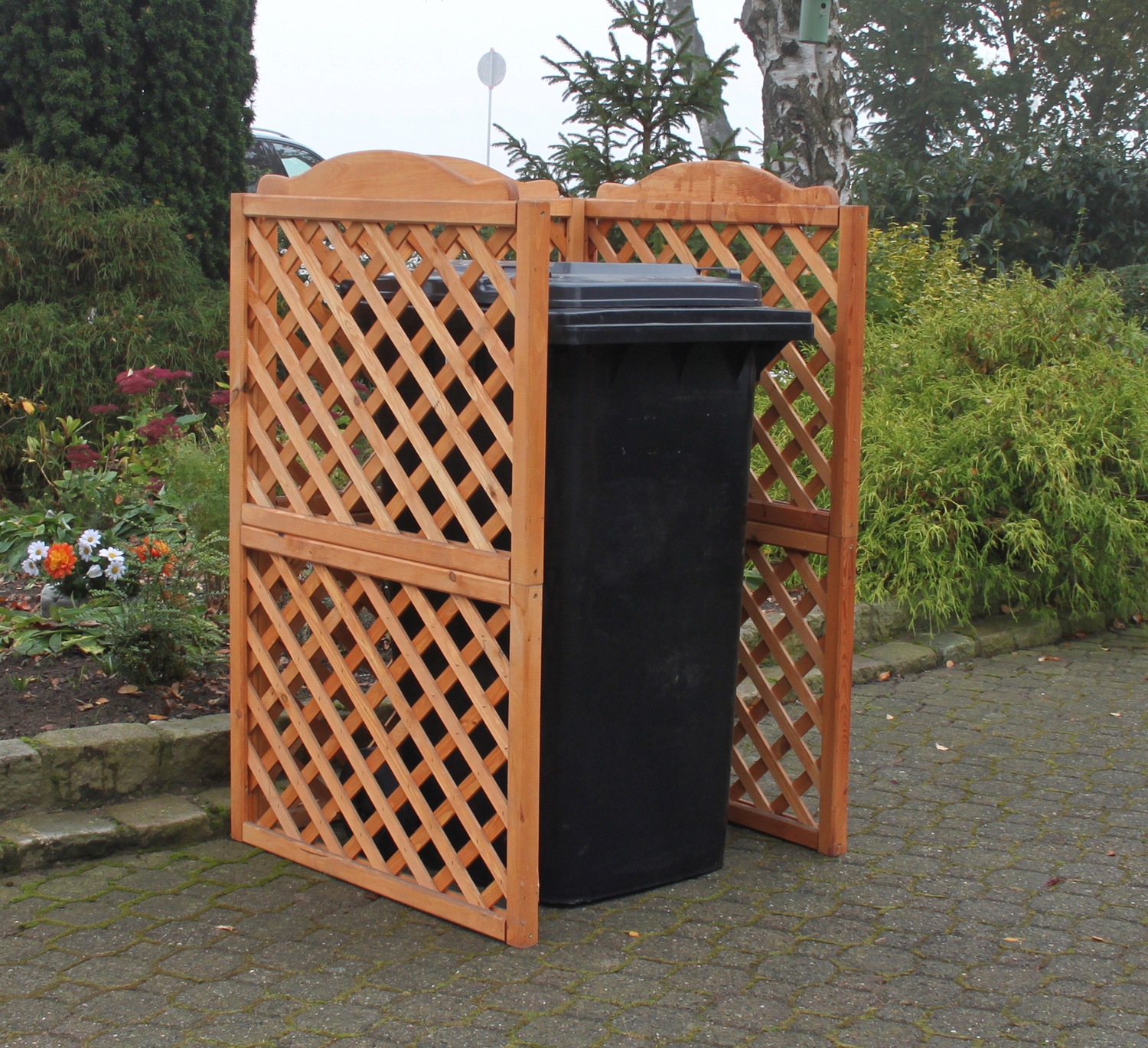 promadino Mülltonnenbox »Rex«, Abtrennung, für 1 x 240 l