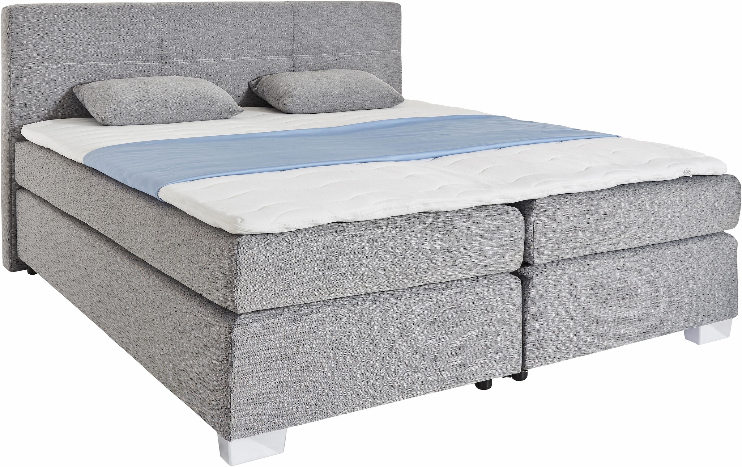 Jockenhöfer Gruppe Boxspringbett "Evita" inkl. Topper und Kissen, erhältlich in 140 & 180cm Breite